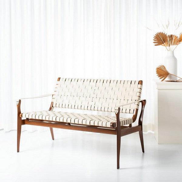 DILAN LEATHER LOVESEAT - Remutear