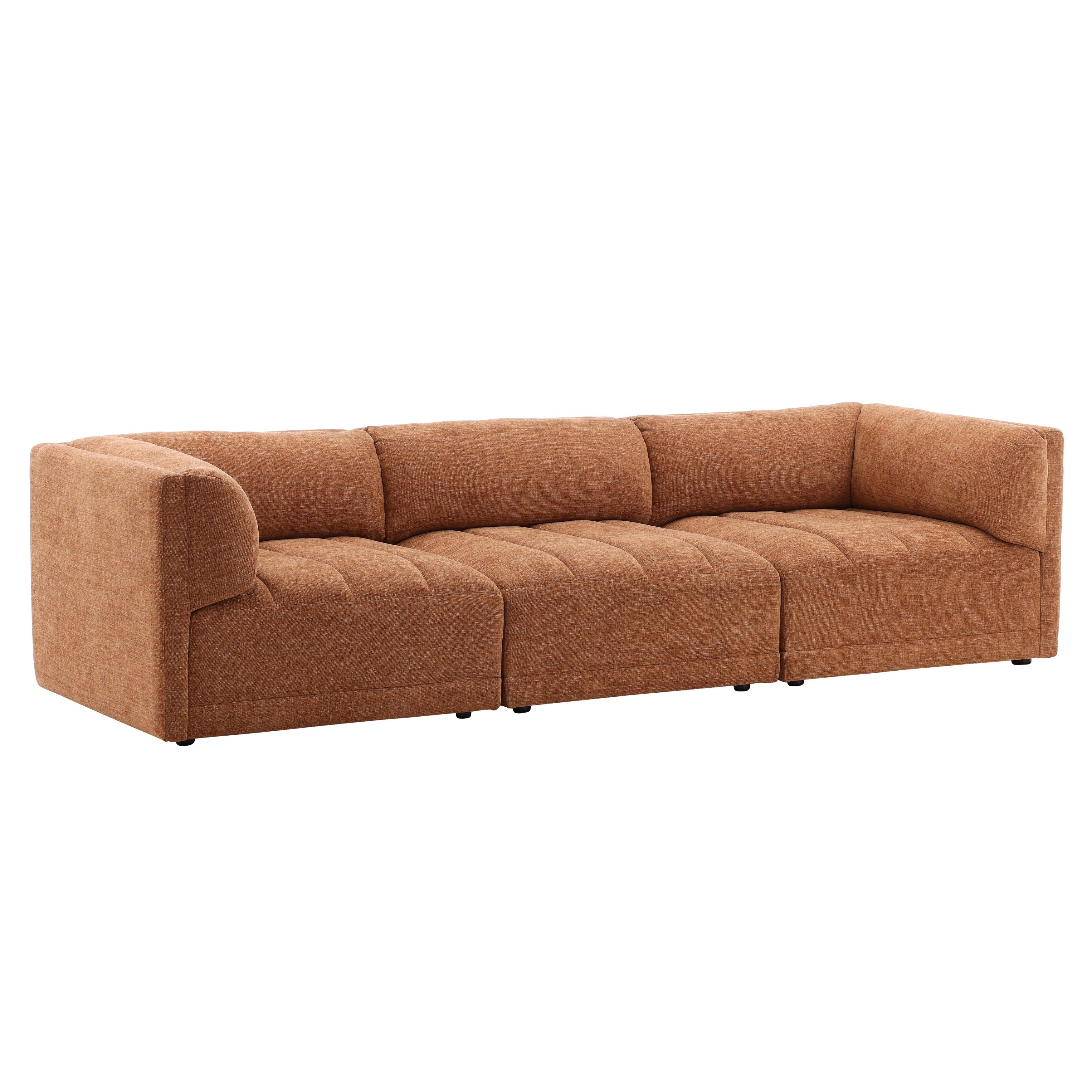 Magdalena Sofa Terracotta - Remutear