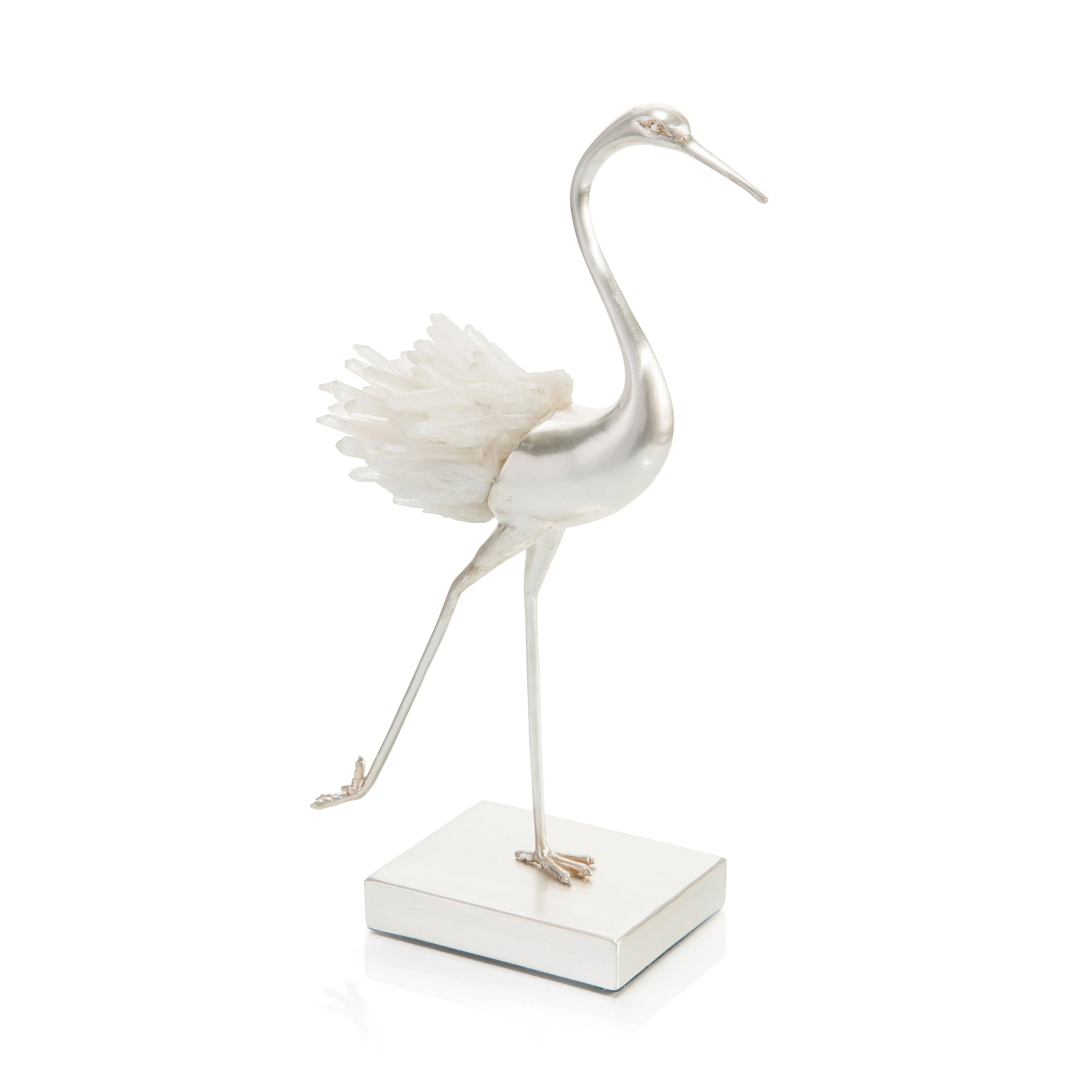 Stone/ Quartz Egret Running - Remutear