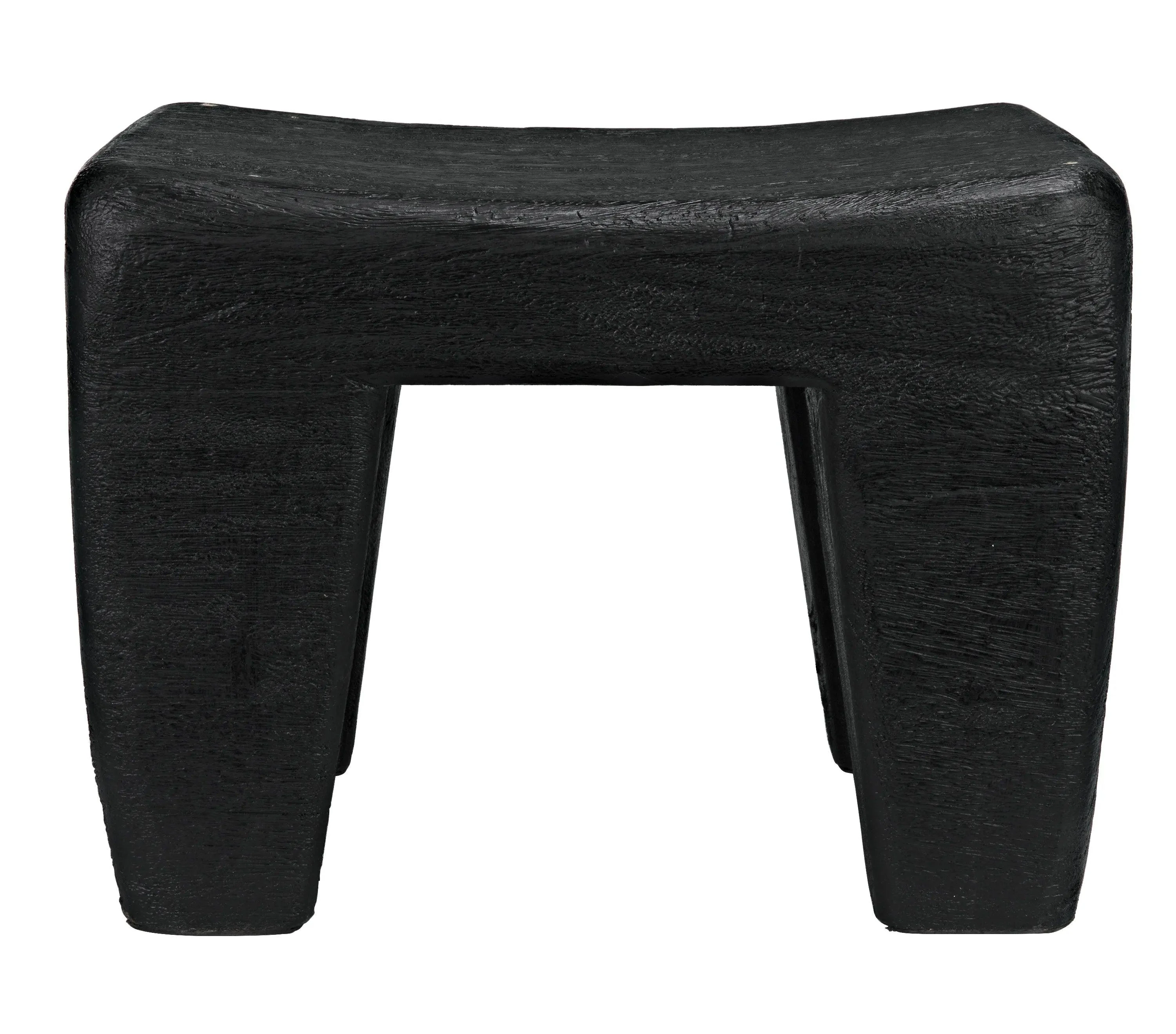 Sumo Stool, Black Burnt - Remutear