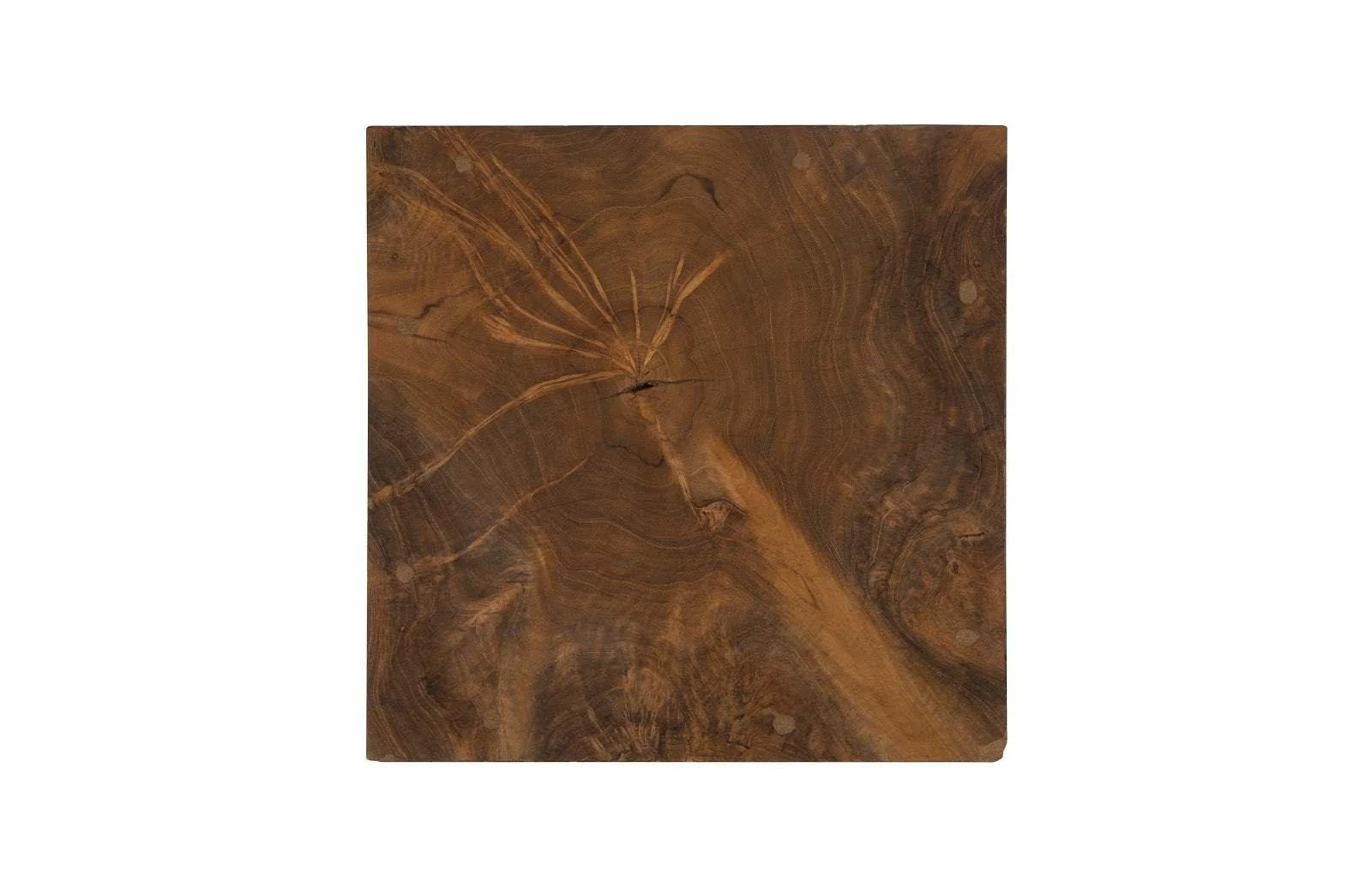 Teak Slice Stool, Square - Remutear