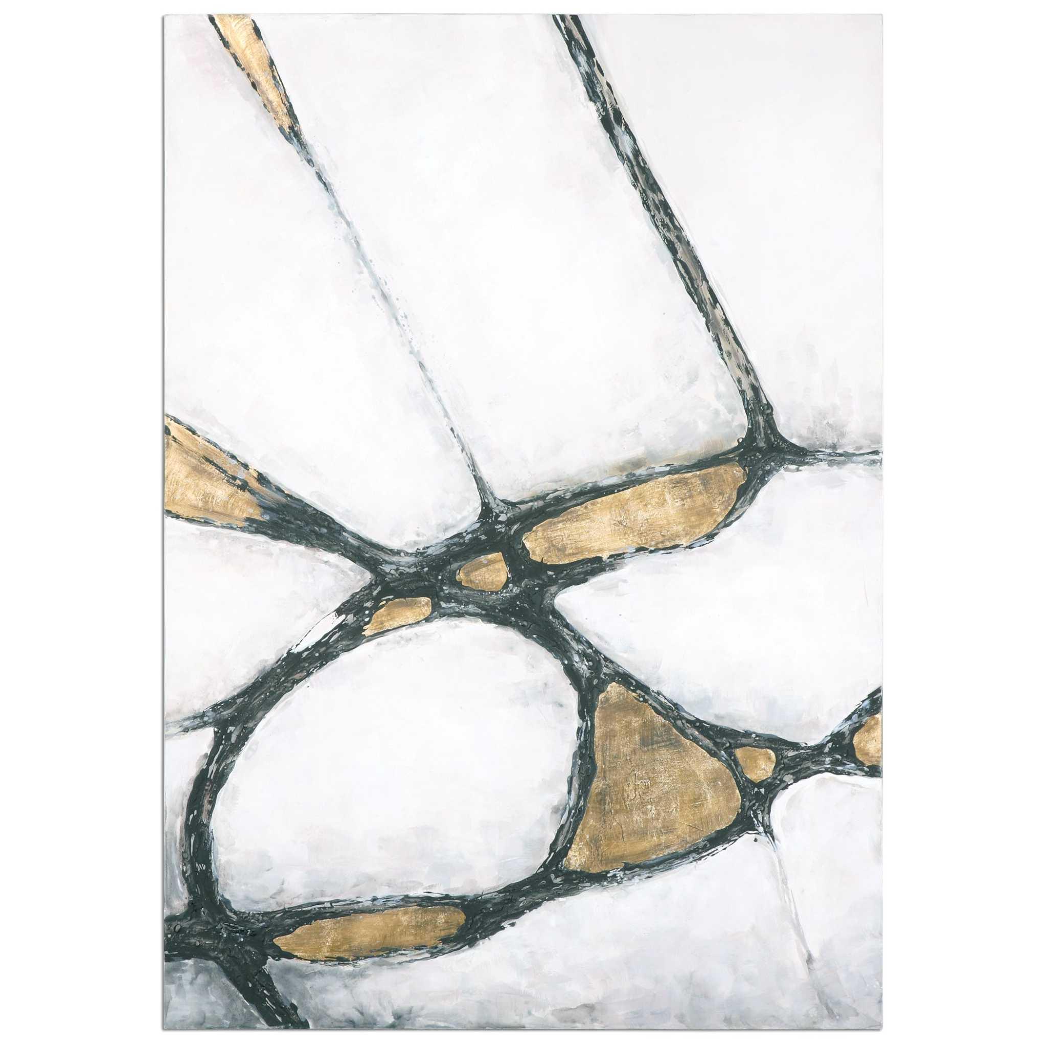 Abstract Art In Gold And Black - Remutear