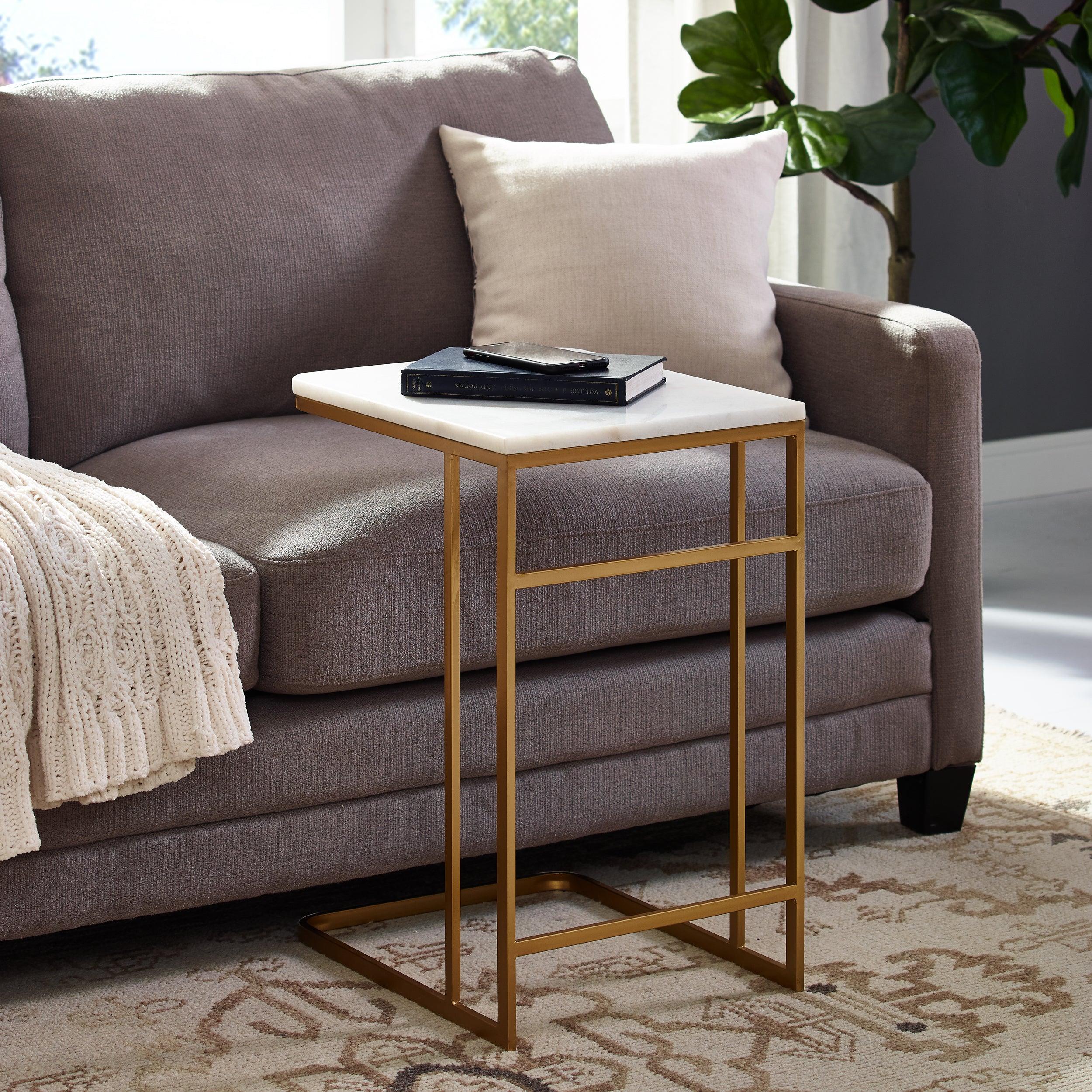 Fallon Marble C-Table - Remutear