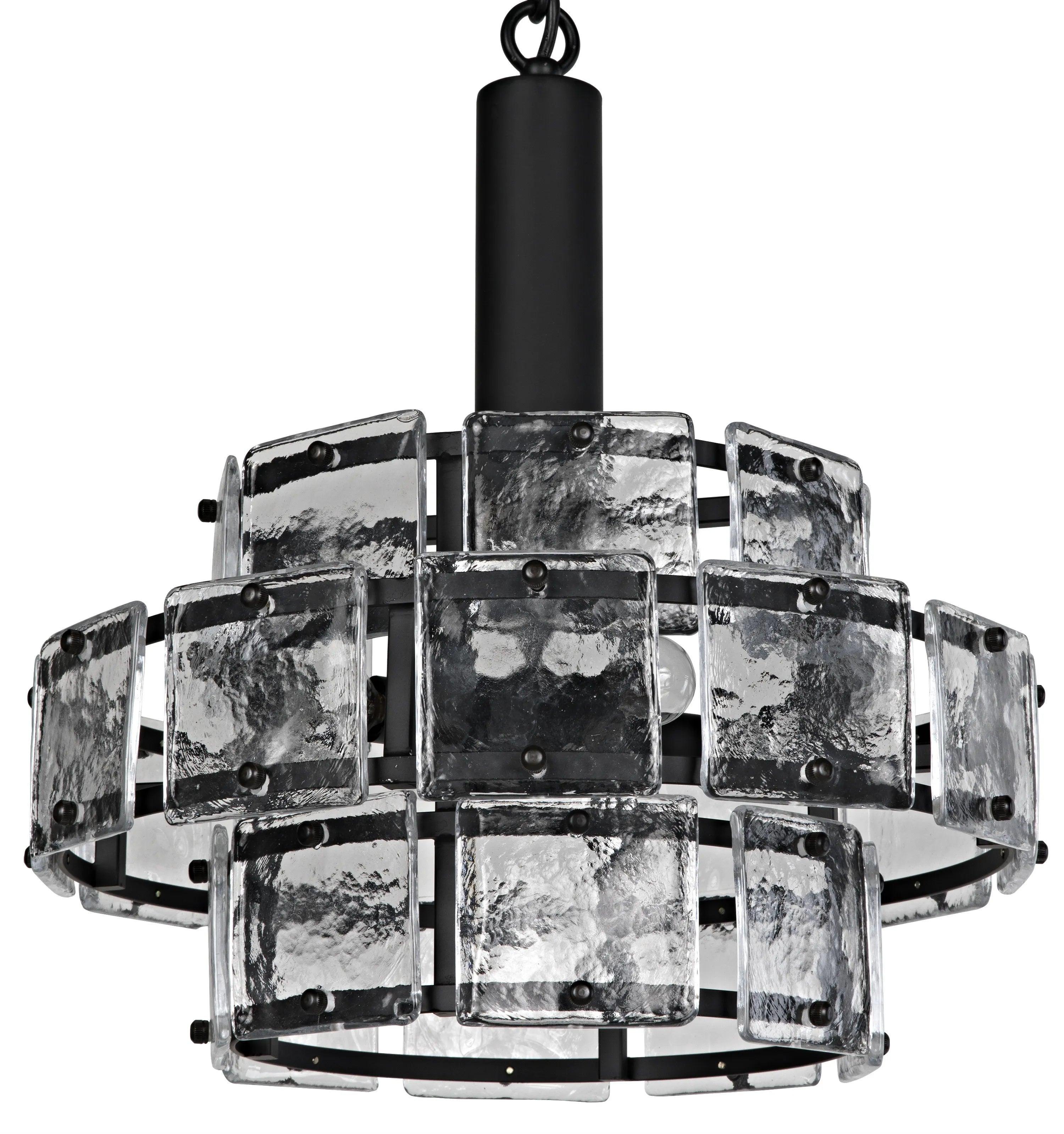 Bergdorf Pendant, Black Steel - Remutear