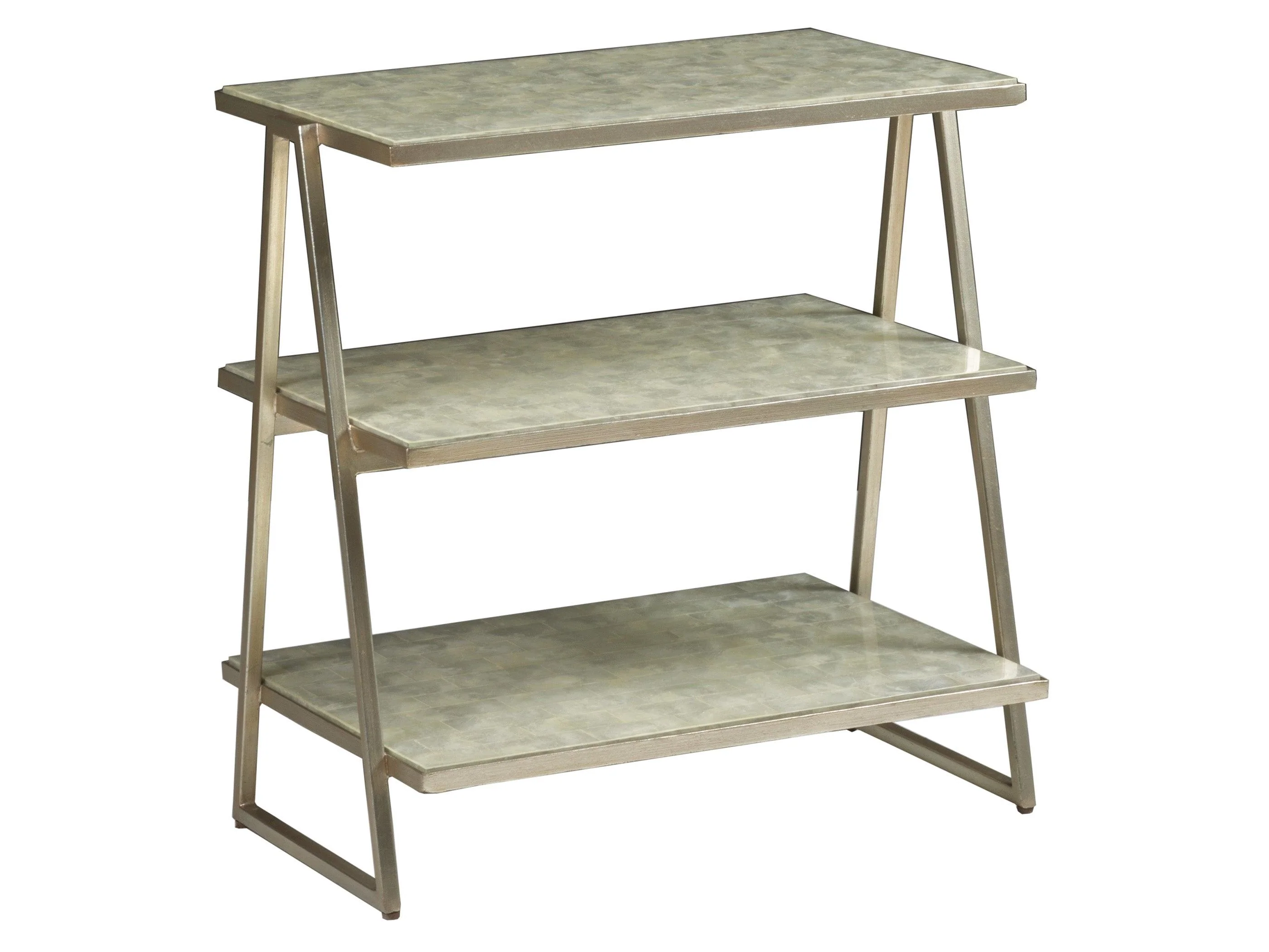 Signature Designs Cumulus Capiz Triangular Tier Table - Remutear