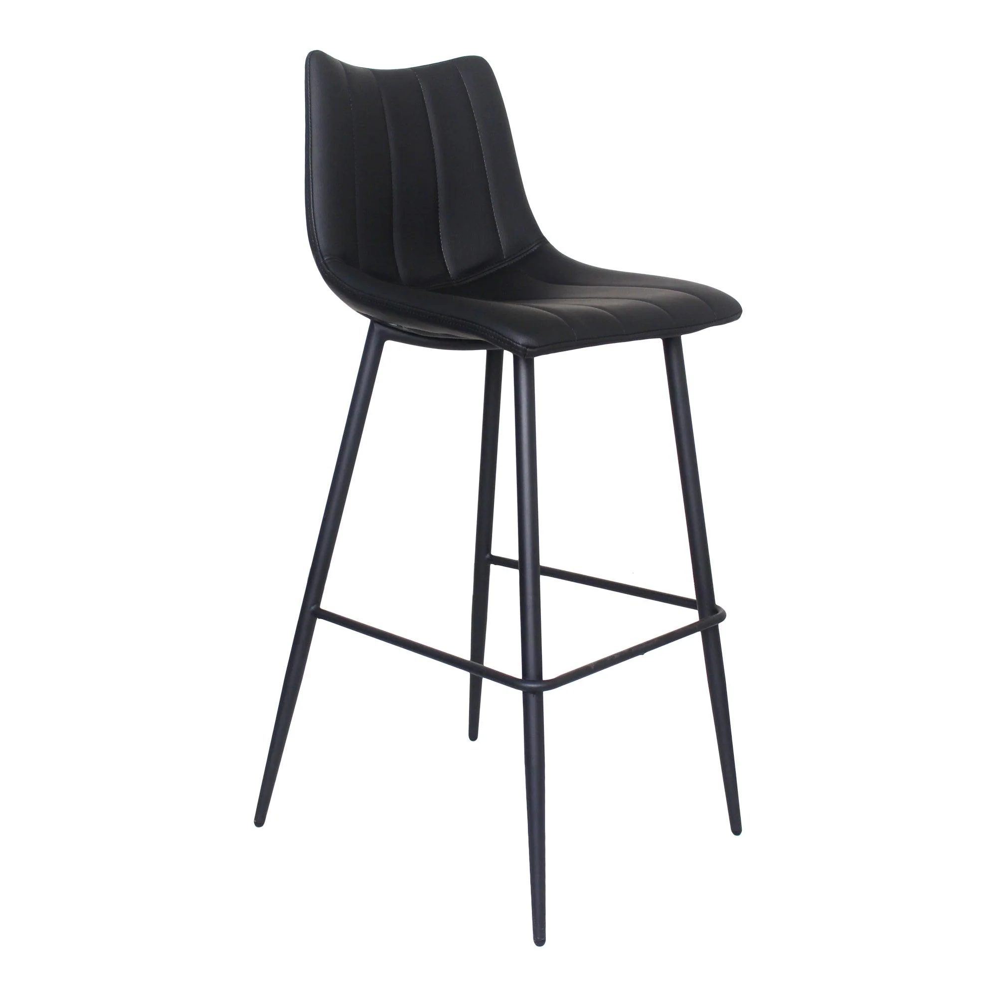 Alibi Barstool Matte Black - Set Of Two - Remutear
