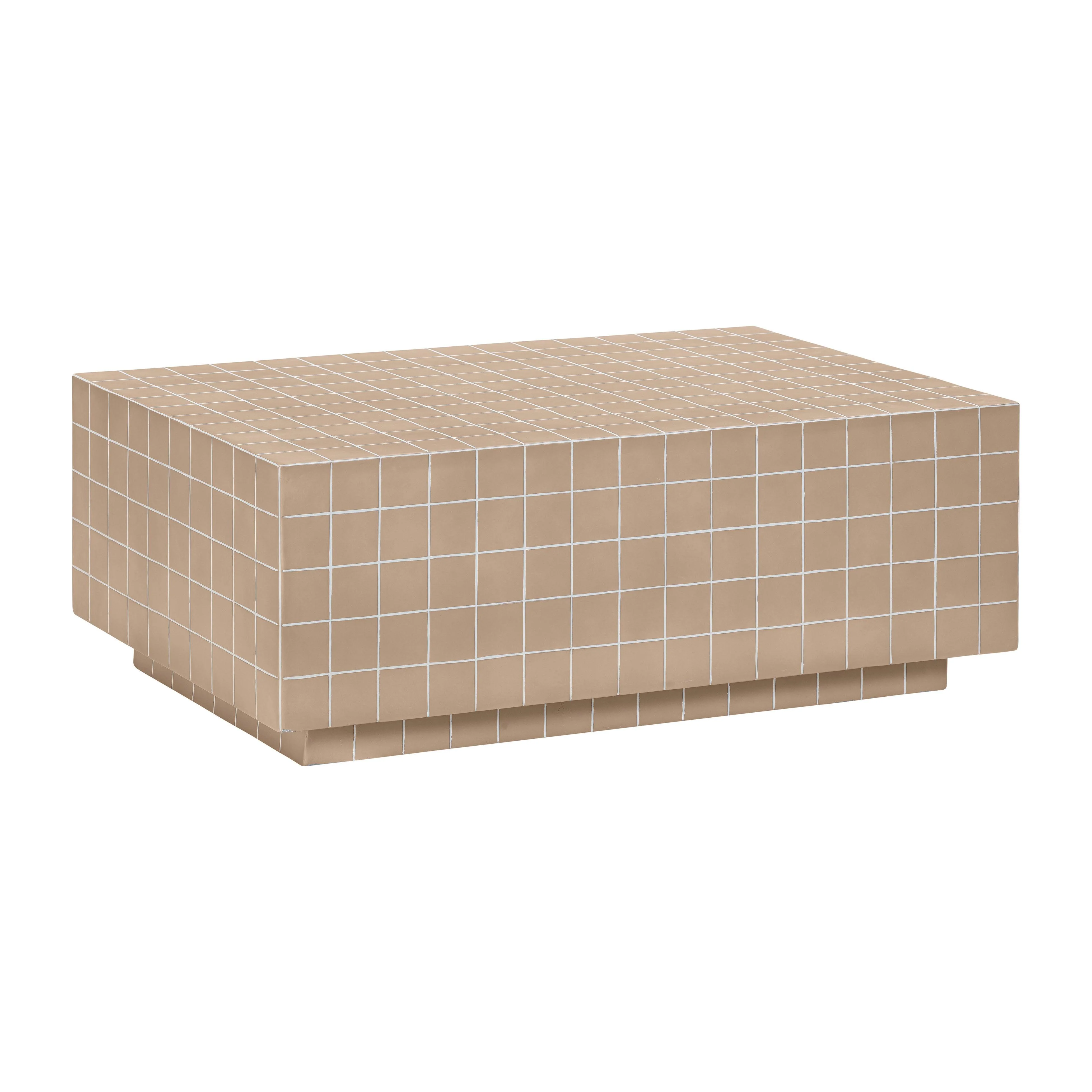 Mixie Taupe Tile Indoor / Outdoor Coffee Table - Remutear
