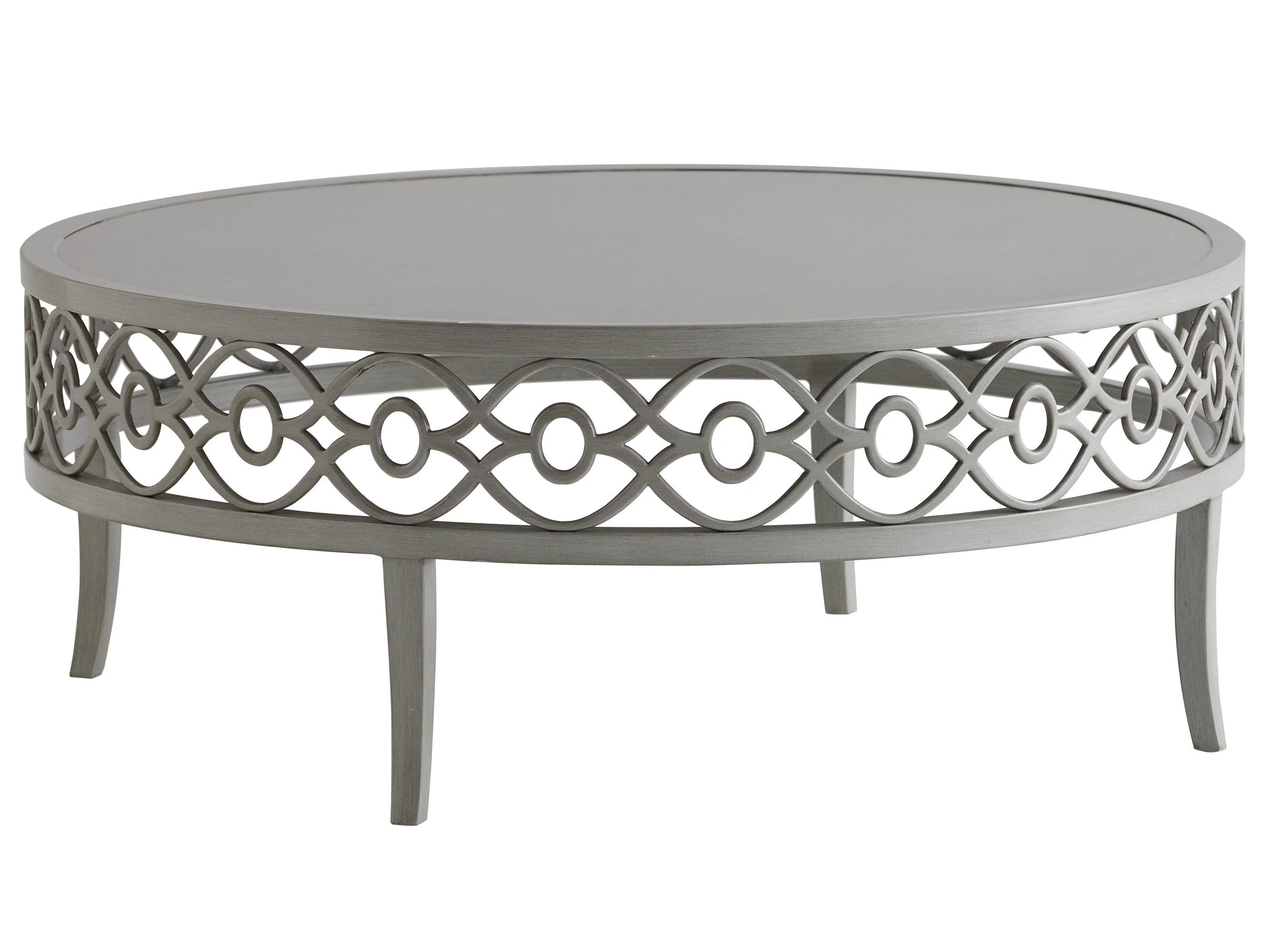 Silver Sands Round Cocktail Table - Remutear
