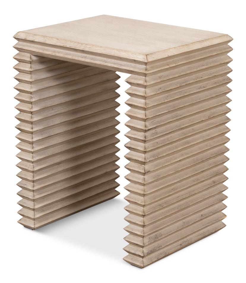 Stacked Side Table - Stone Grey - Remutear