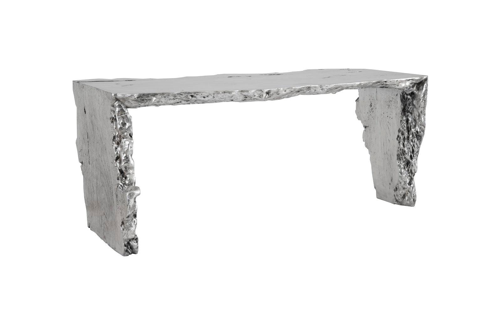 Waterfall Desk, Silver Leaf - Remutear