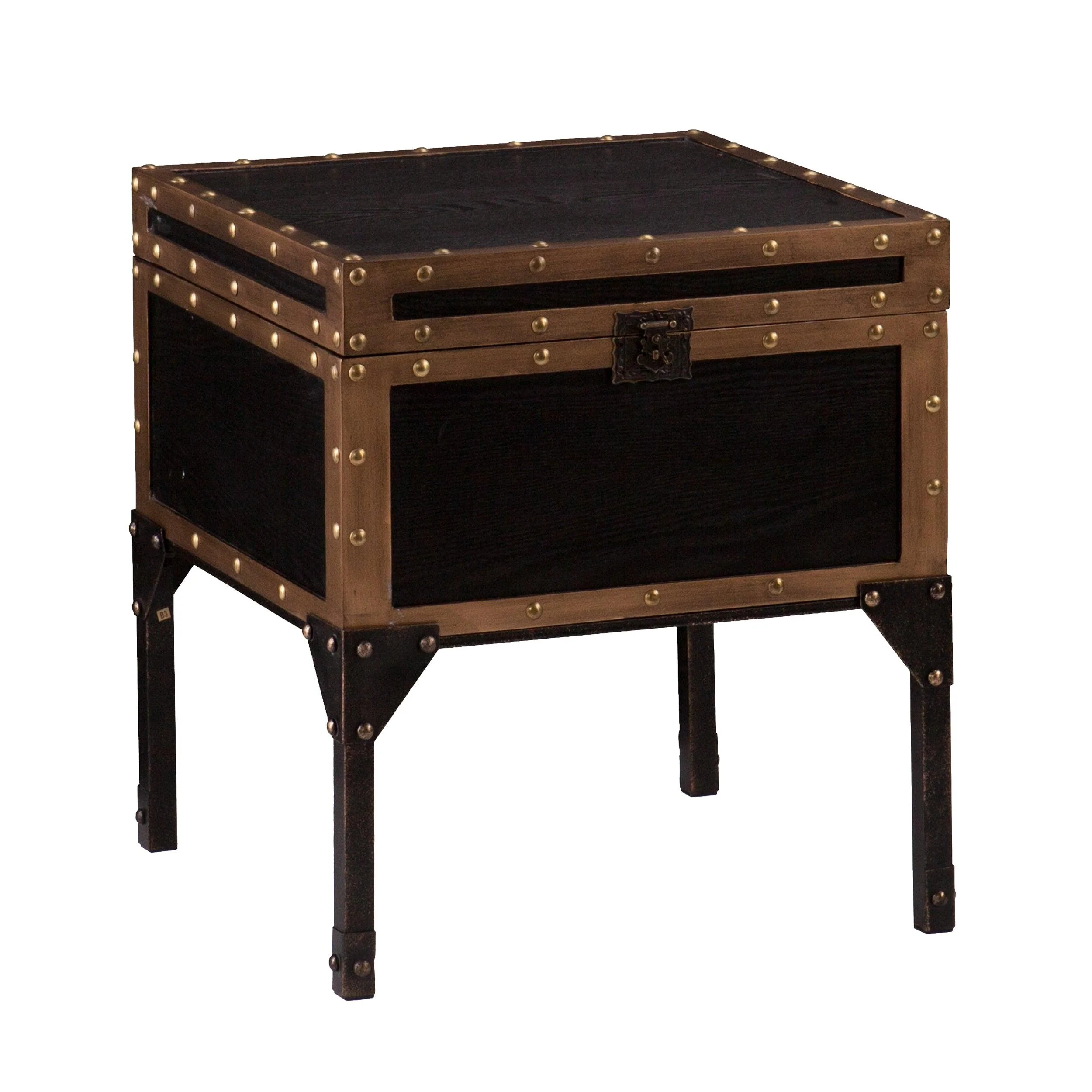 Drifton Travel Trunk End Table - Remutear