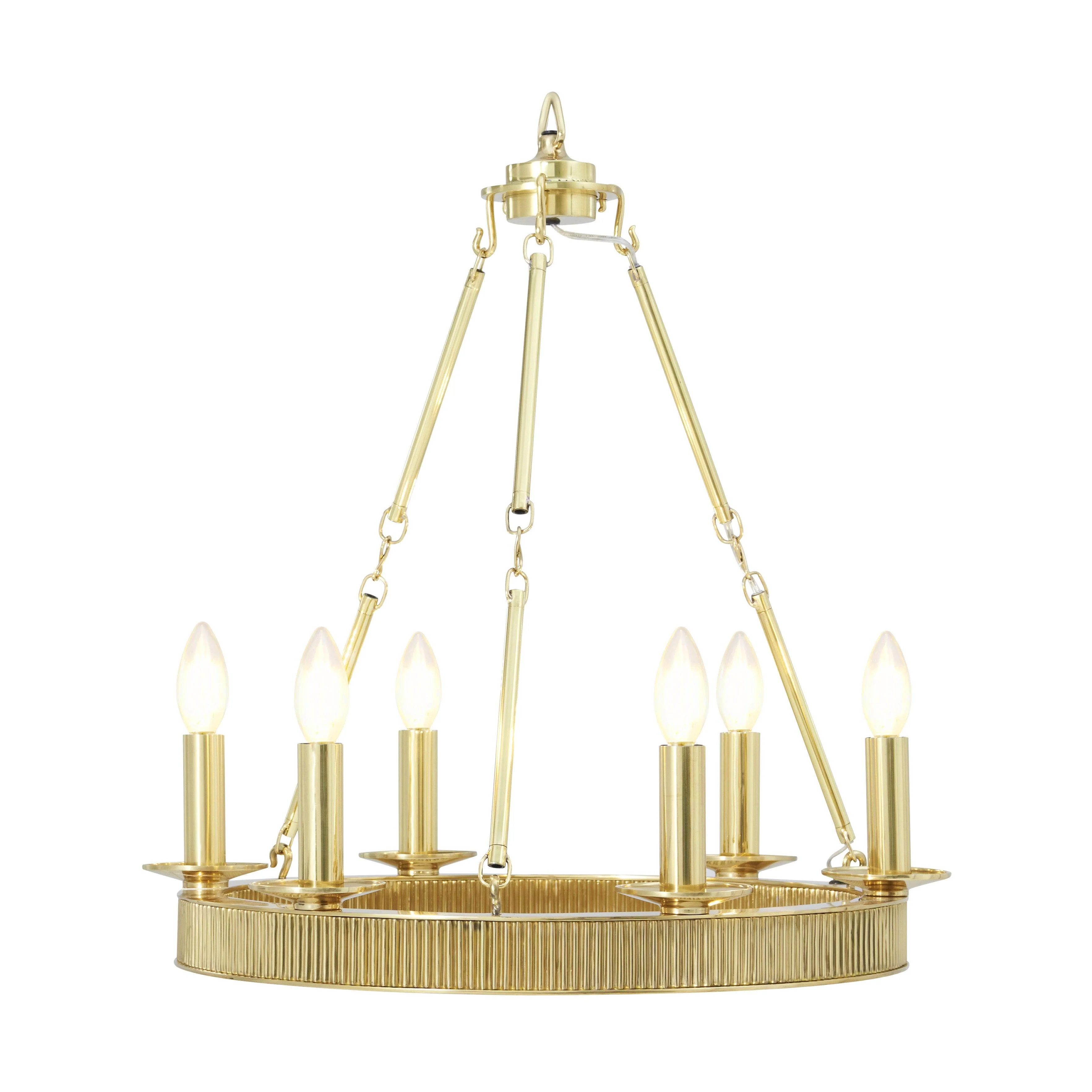 Simon Piccola Round 6 Light Chandelier - Remutear
