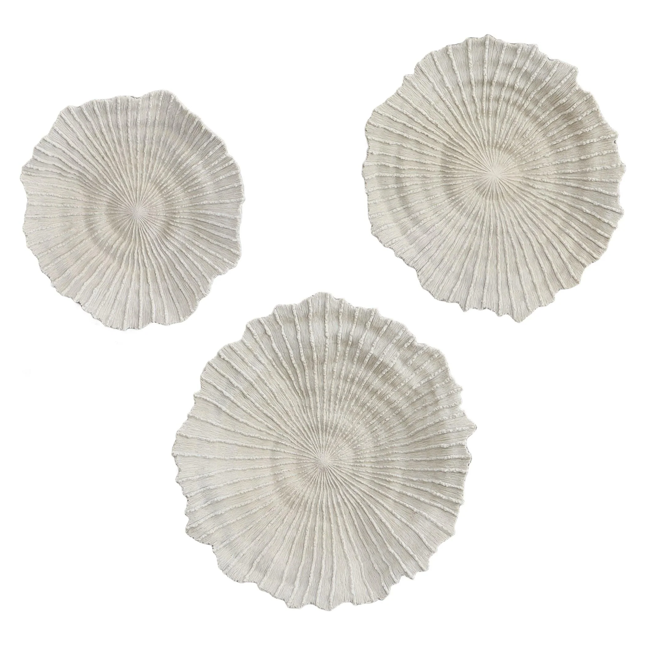 Ocean Gems Coral Wall Decor, Set/3 - Remutear