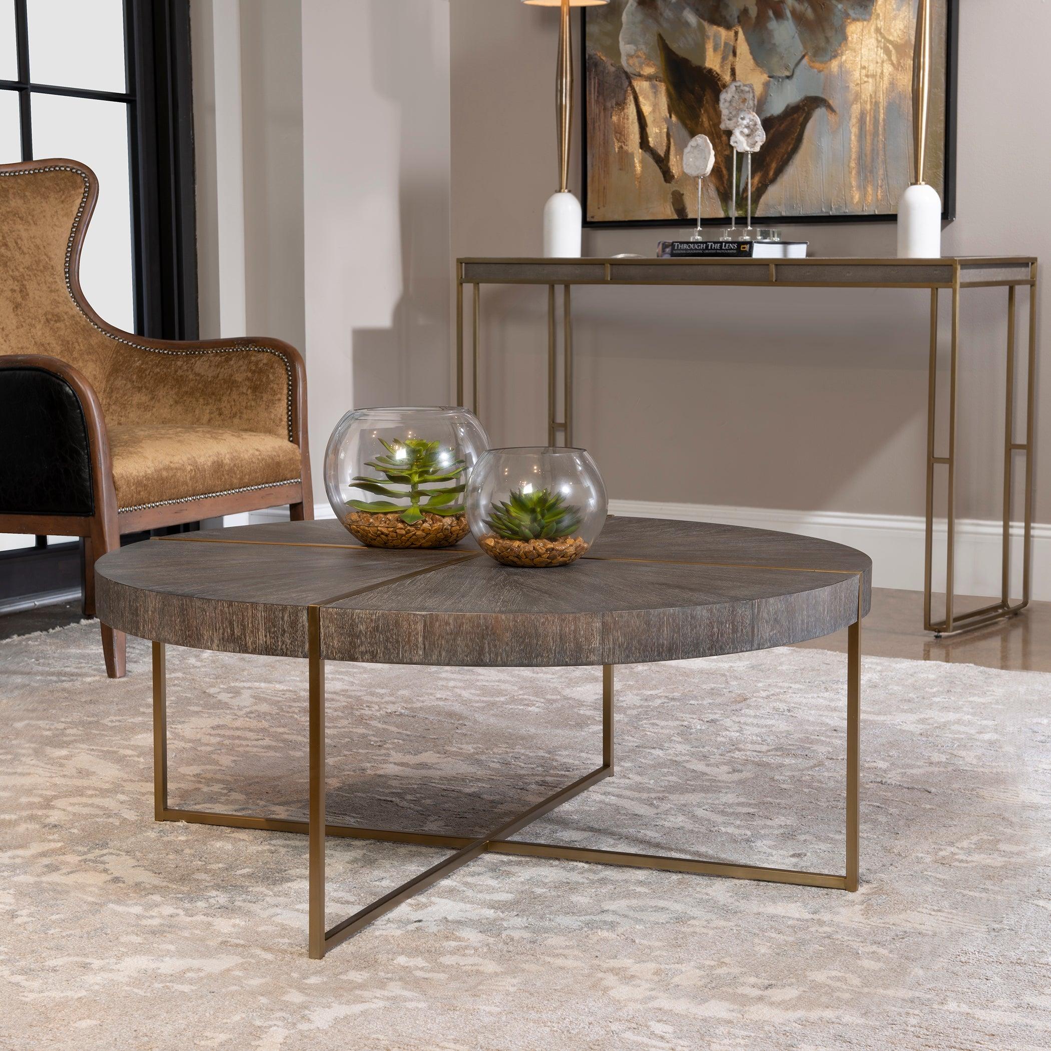 TAJA ROUND COFFEE TABLE - Remutear