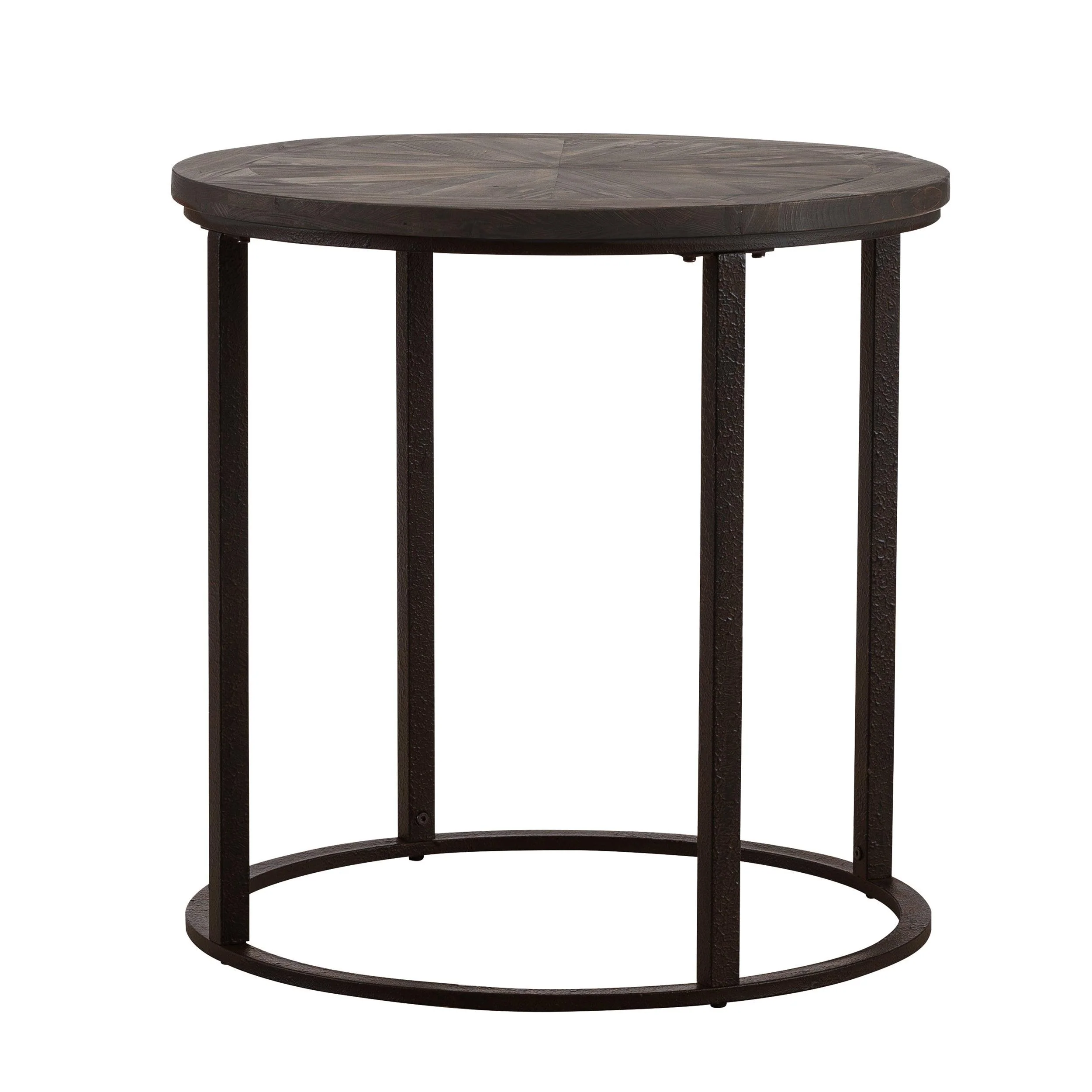 Landsmill Round Industrial End Table - Remutear