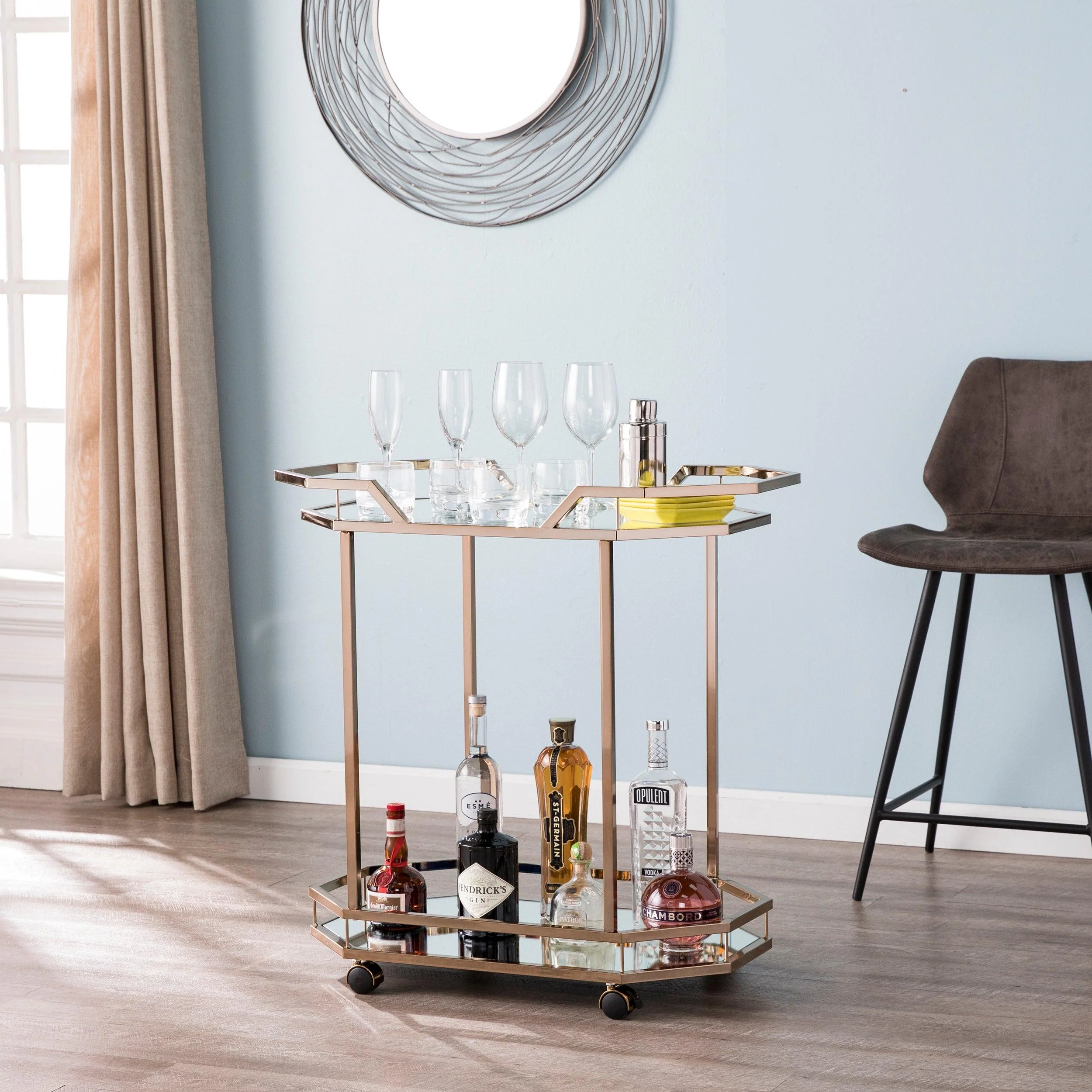Ari Art Deco Bar Cart - Remutear
