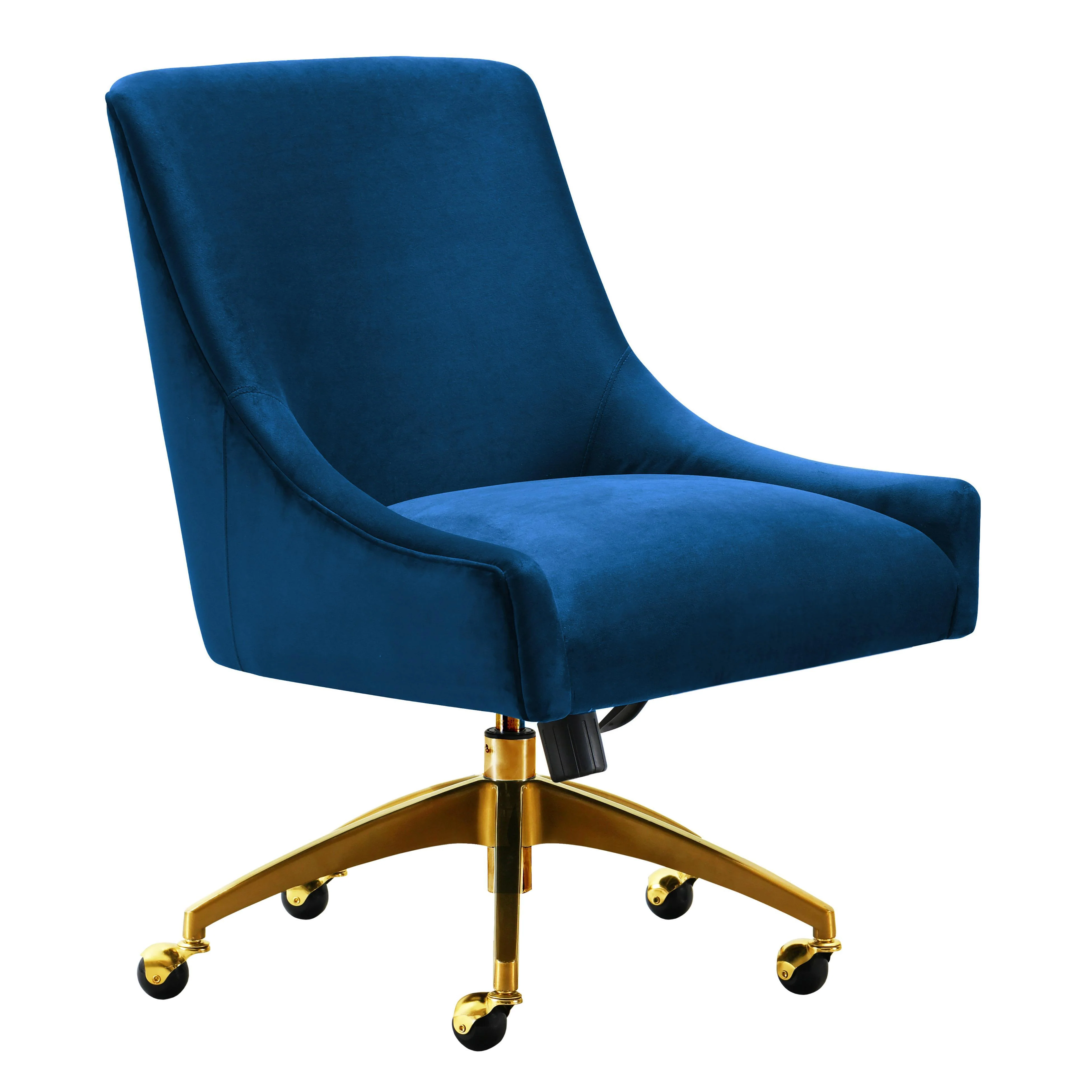 Beatrix Navy Office Swivel Chair - Remutear