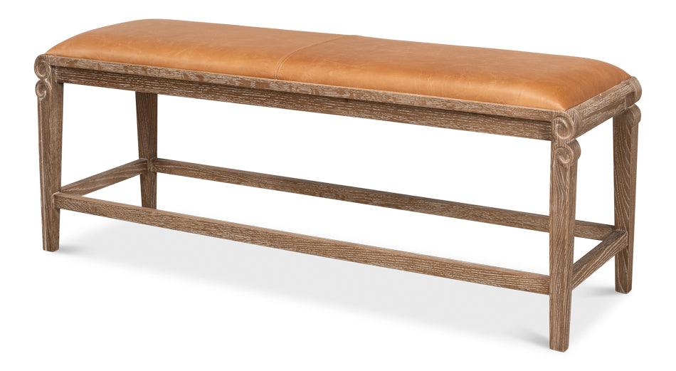 Smith Building Parlor Bench - Leather - Remutear