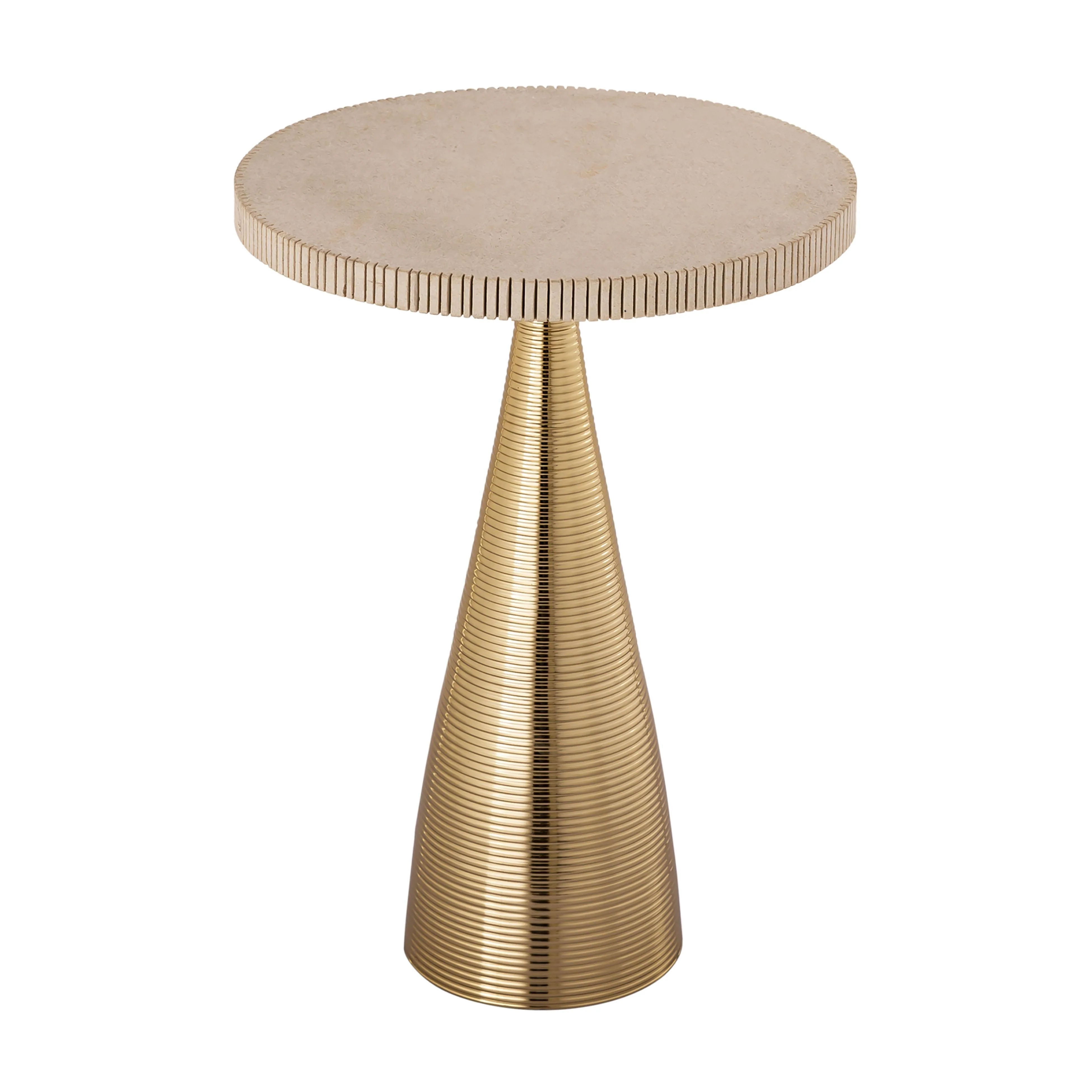 Celeste Ribbed Side Table - Remutear