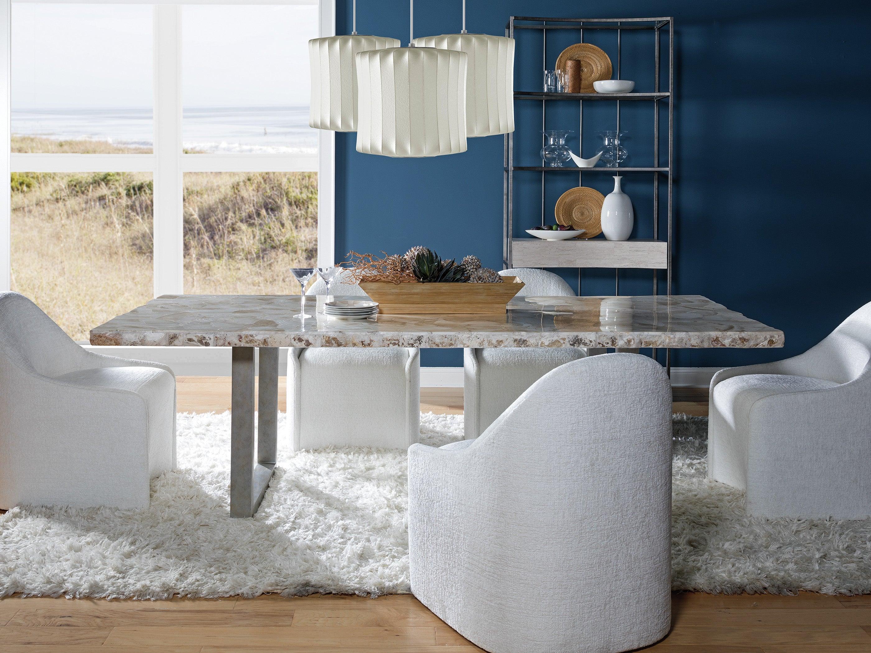 Signature Designs Carly Dining Chair With Casters - Remutear
