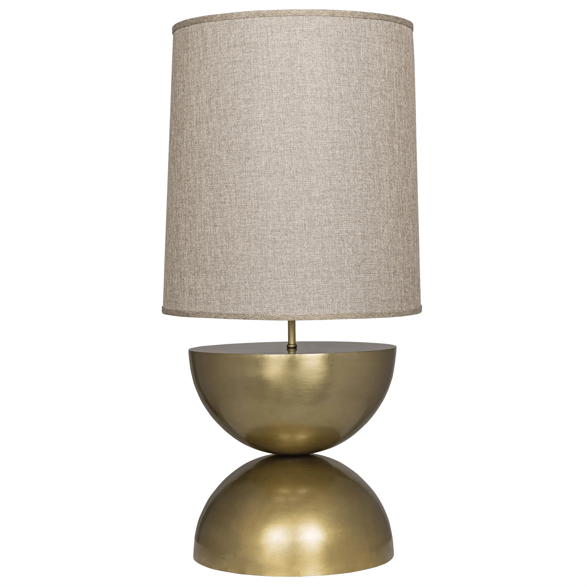 Pulan Table Lamp, Metal with Brass Finish - Remutear