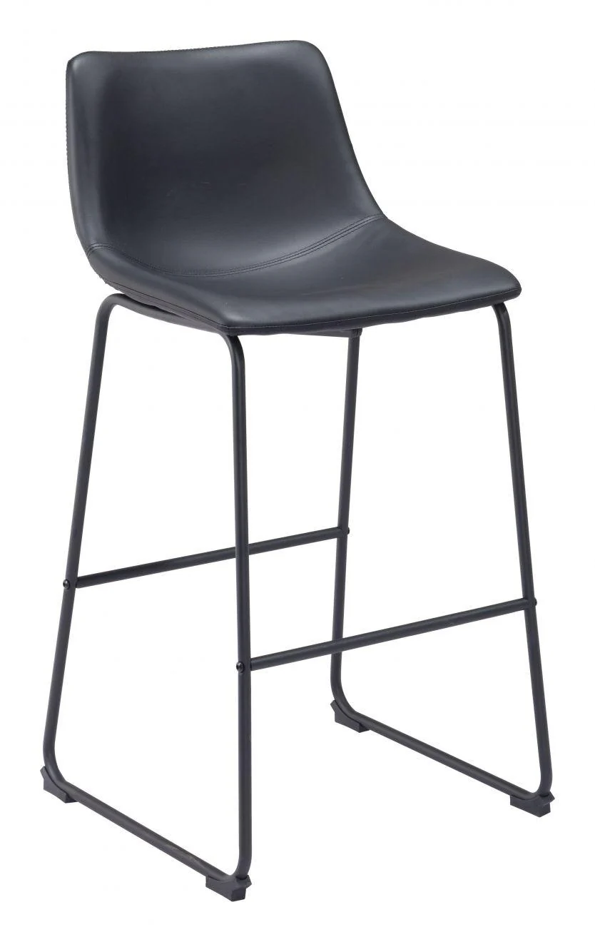 Smart Bar Chair (Set of 2) Black - Remutear