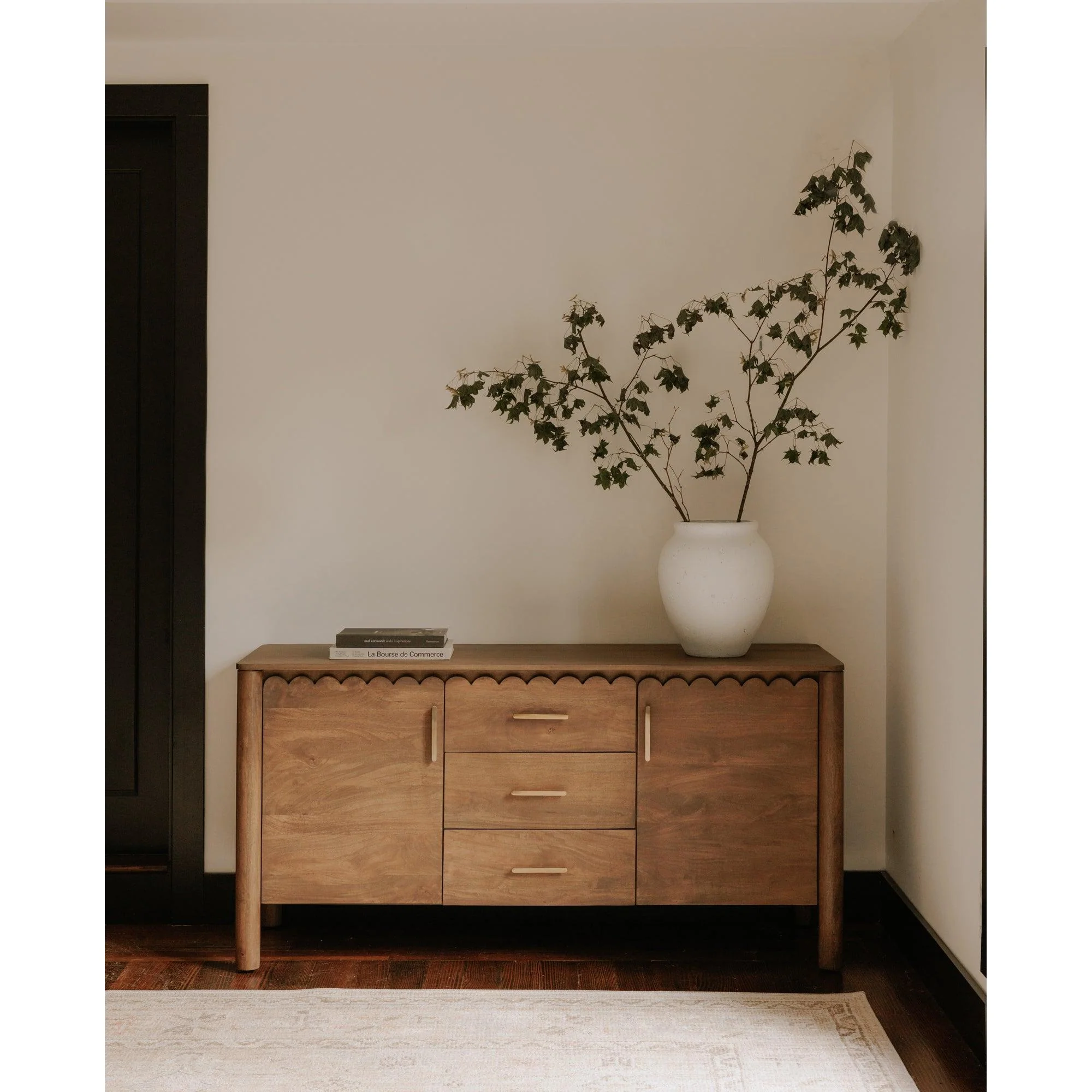 Wiley 3 Drawer Sideboard Vintage Brown - Remutear