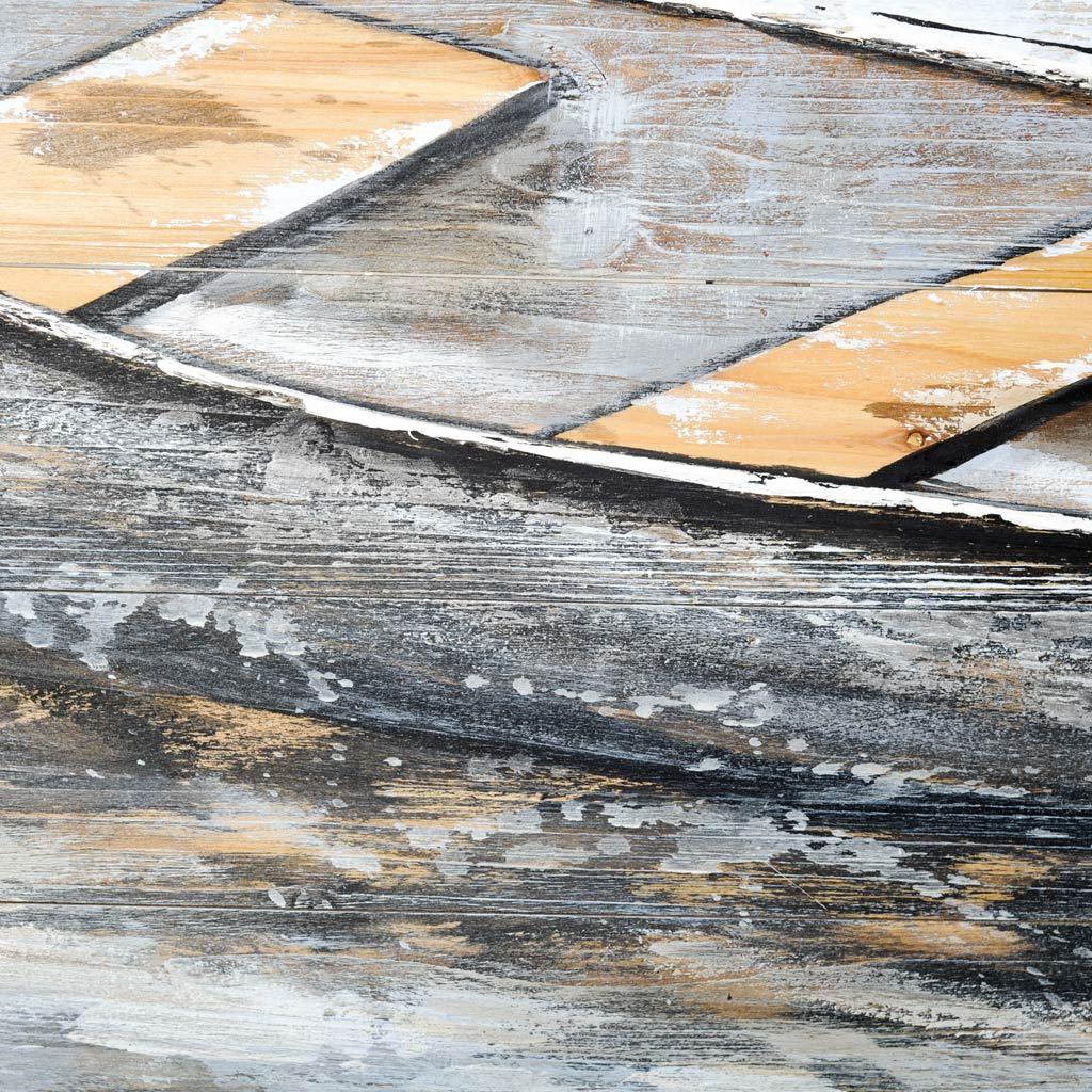 Creekside Diptych 80x40 Boats Original Hand Painted on Wood Oil Painting - Remutear