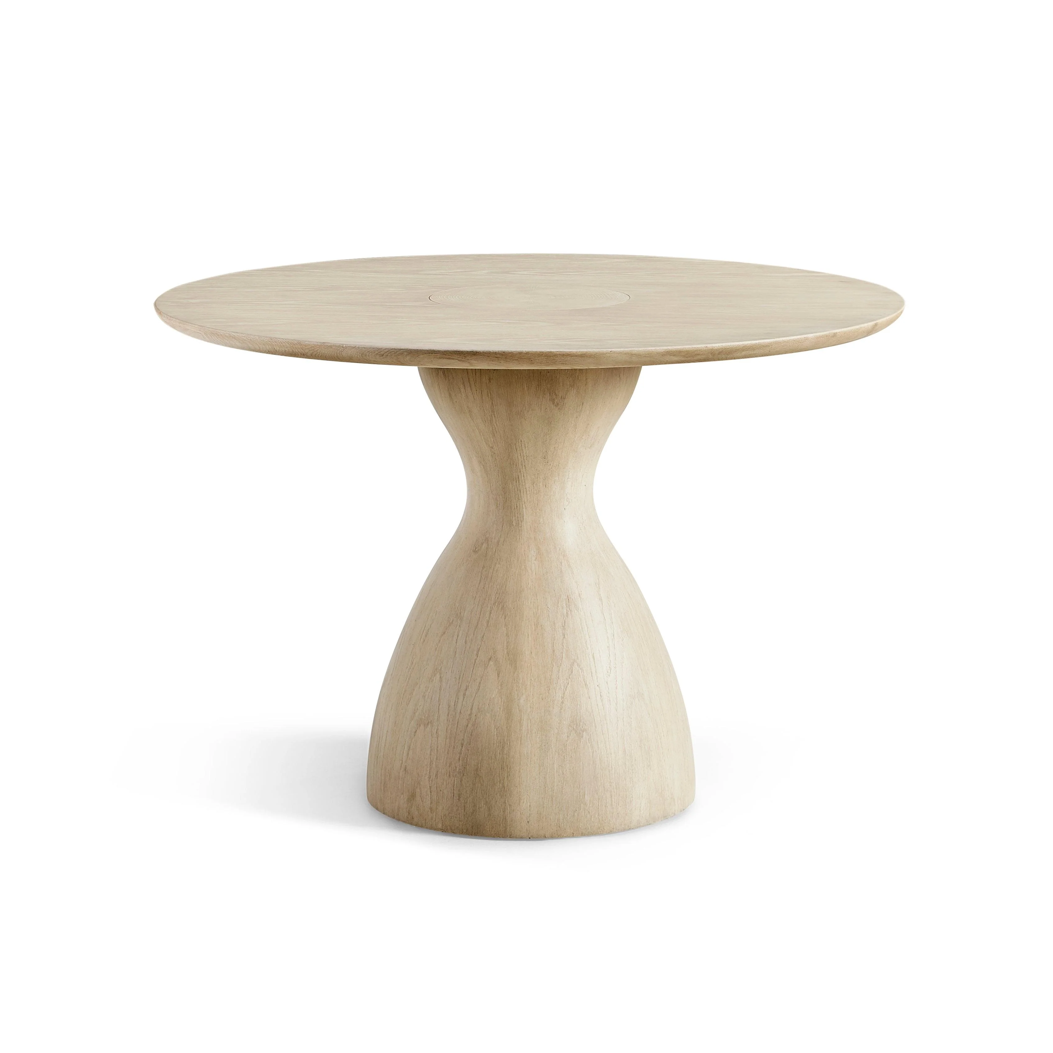 Water Seamount Oak Pedestal Table - Remutear