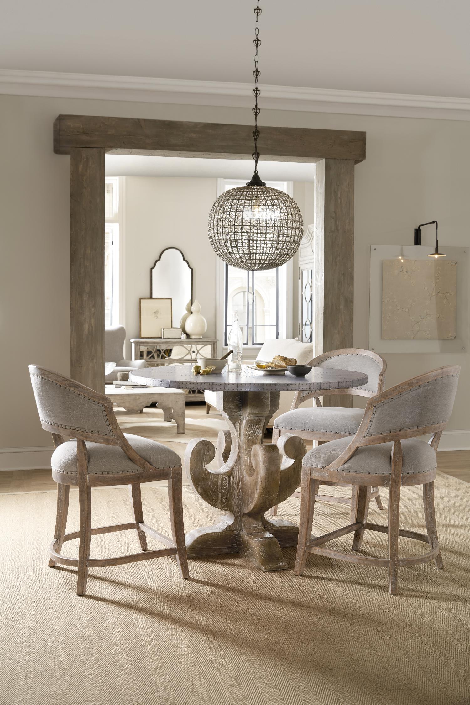 Boheme Garnier Barrel Back Counter Stool - Set of 2 - Remutear