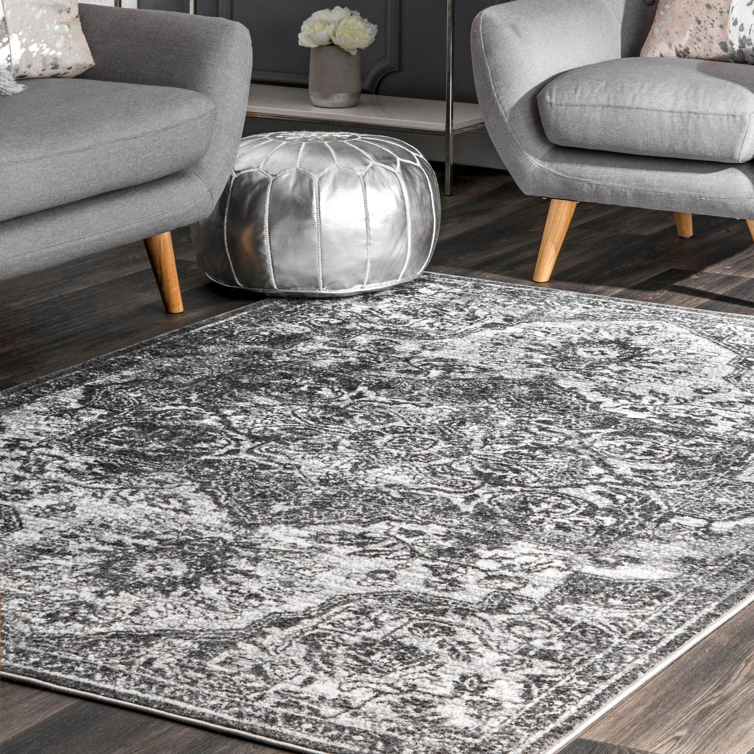 Maryanne Transitional Medallion Area Rug - Remutear