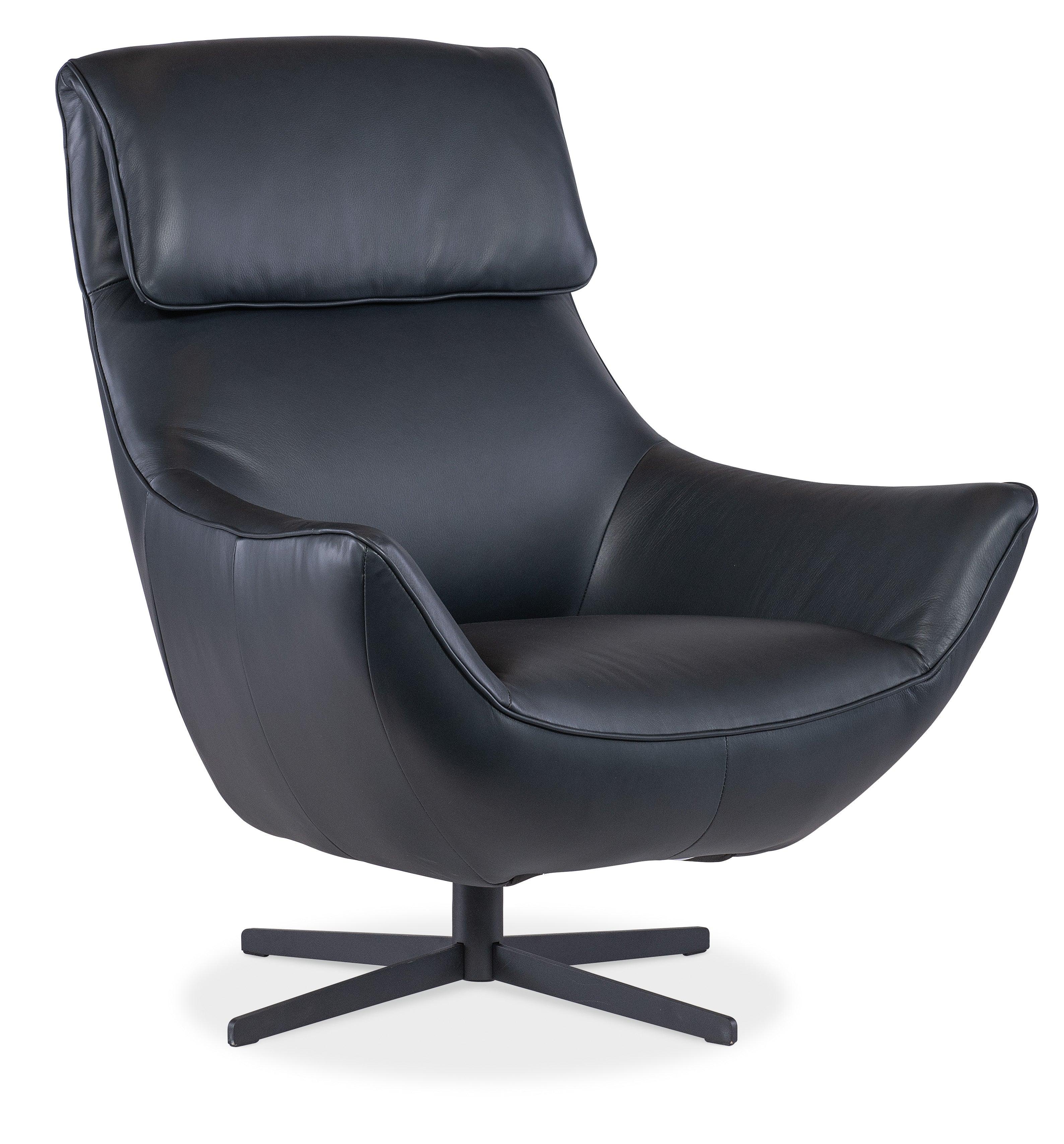 Hughes Swivel Chair - Blue - Remutear