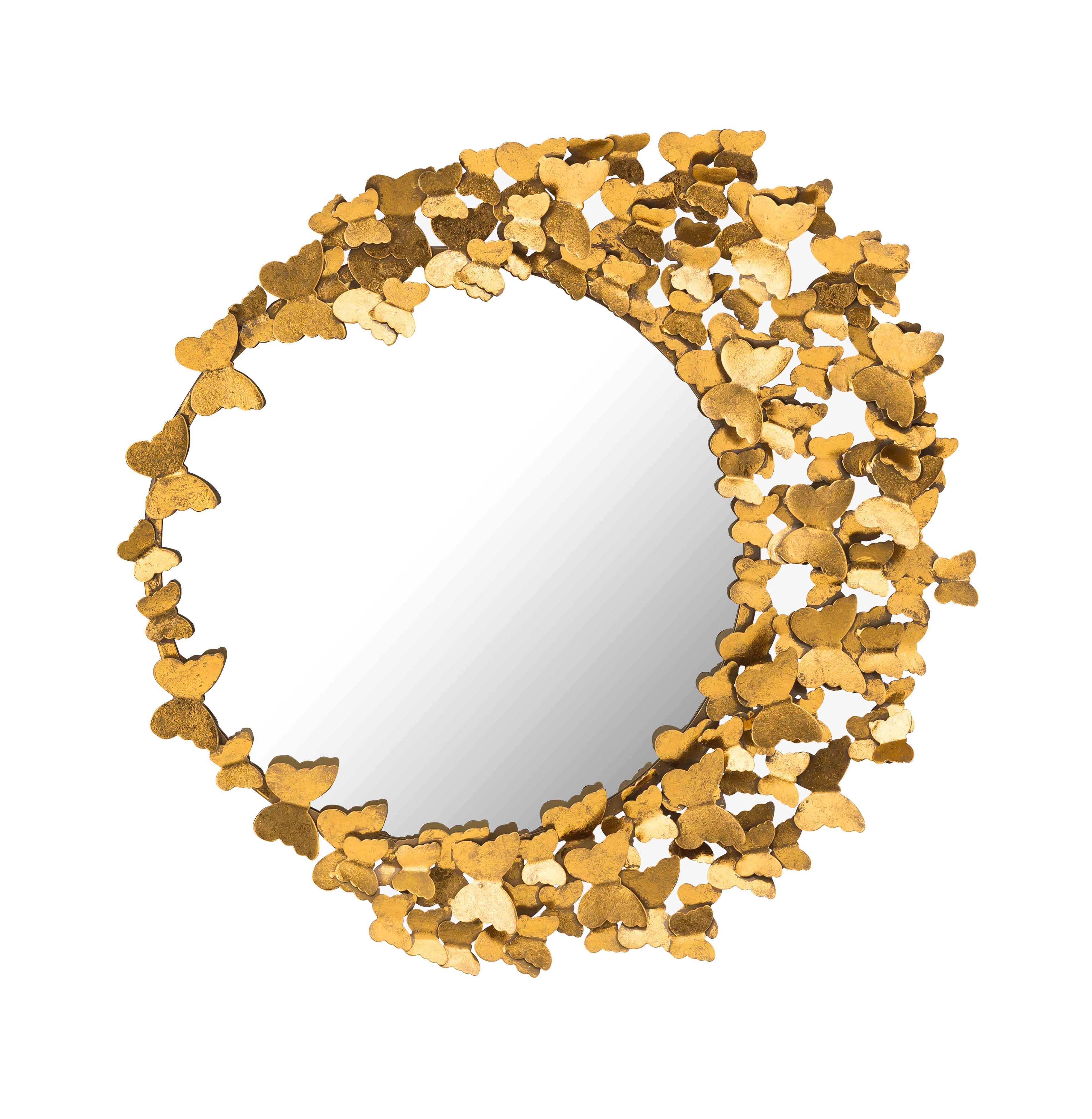 Butterfly Gold Mirror - Remutear
