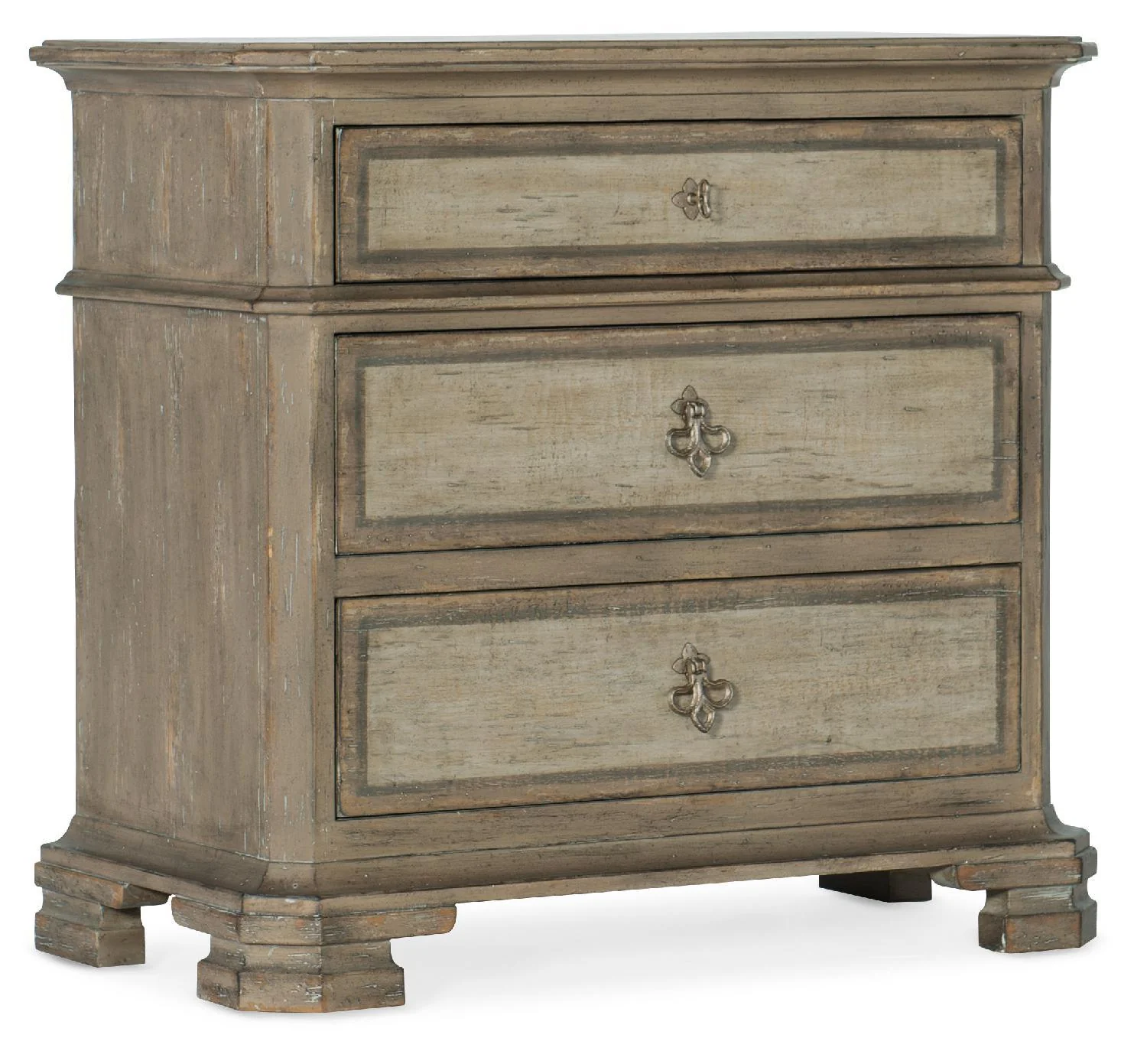 Alfresco Palmieri Three-Drawer Nightstand - Remutear