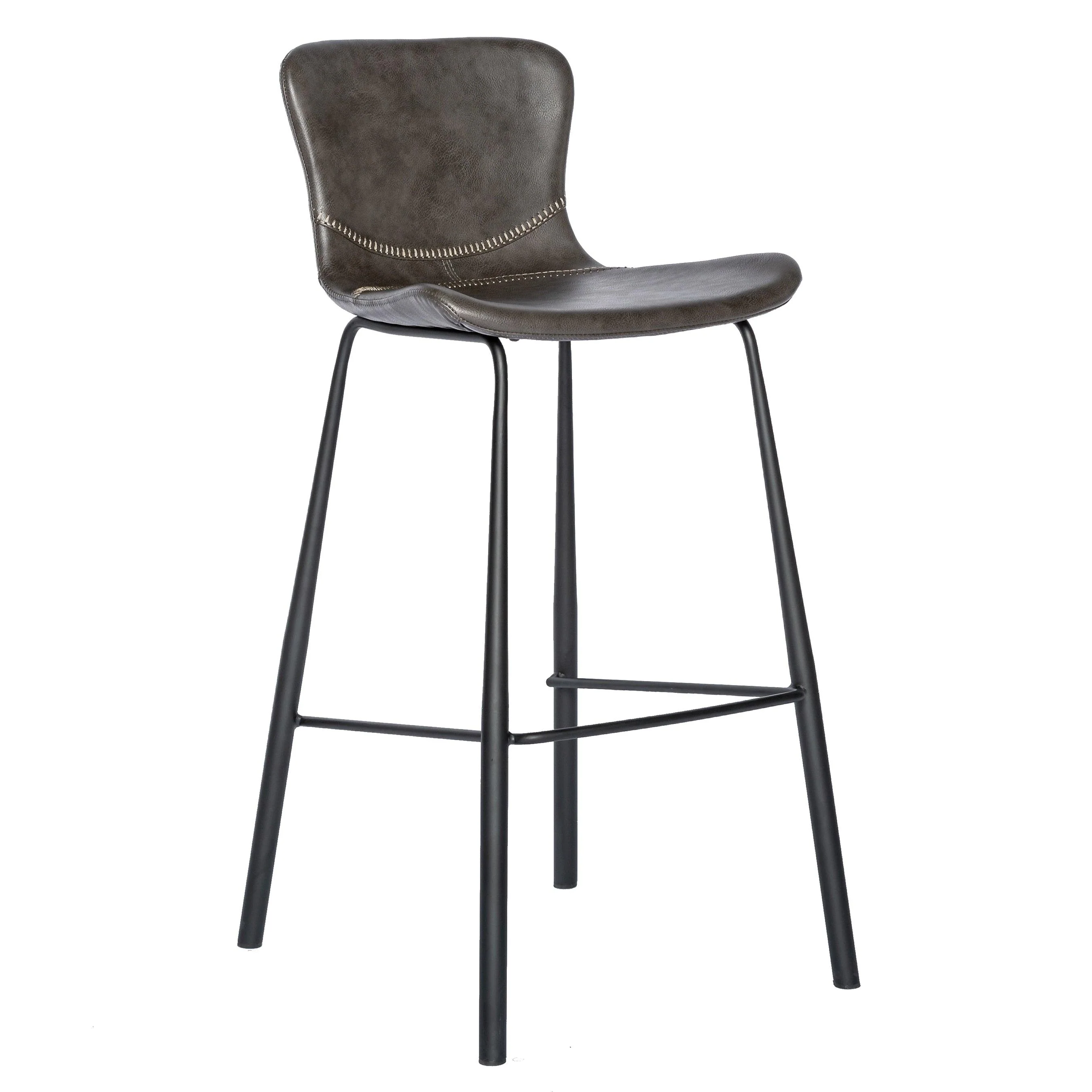 Melody Bar Stool in Dark Gray - Set of 2 - Remutear