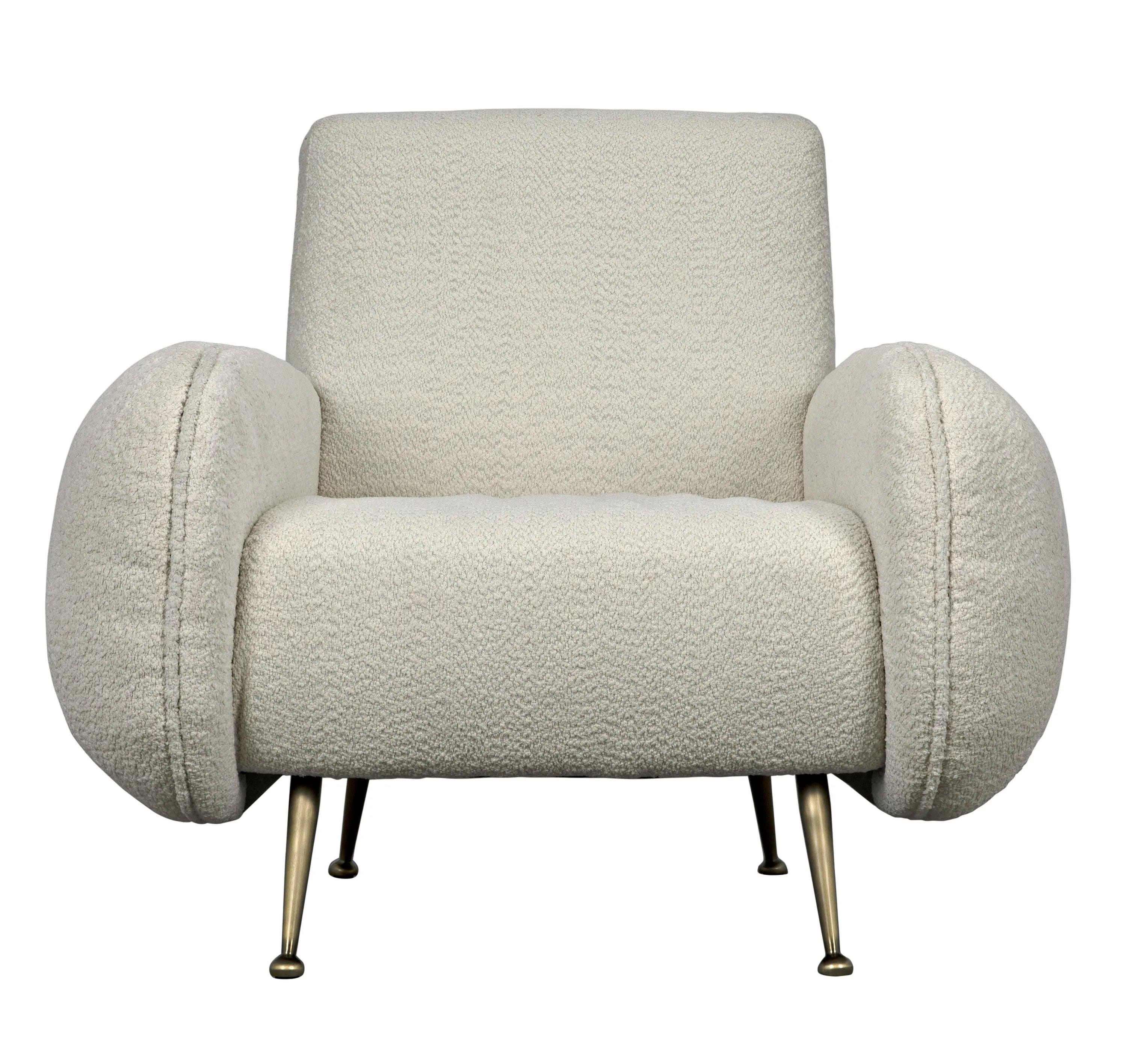 Hera Chair, Boucle Fabric - Remutear