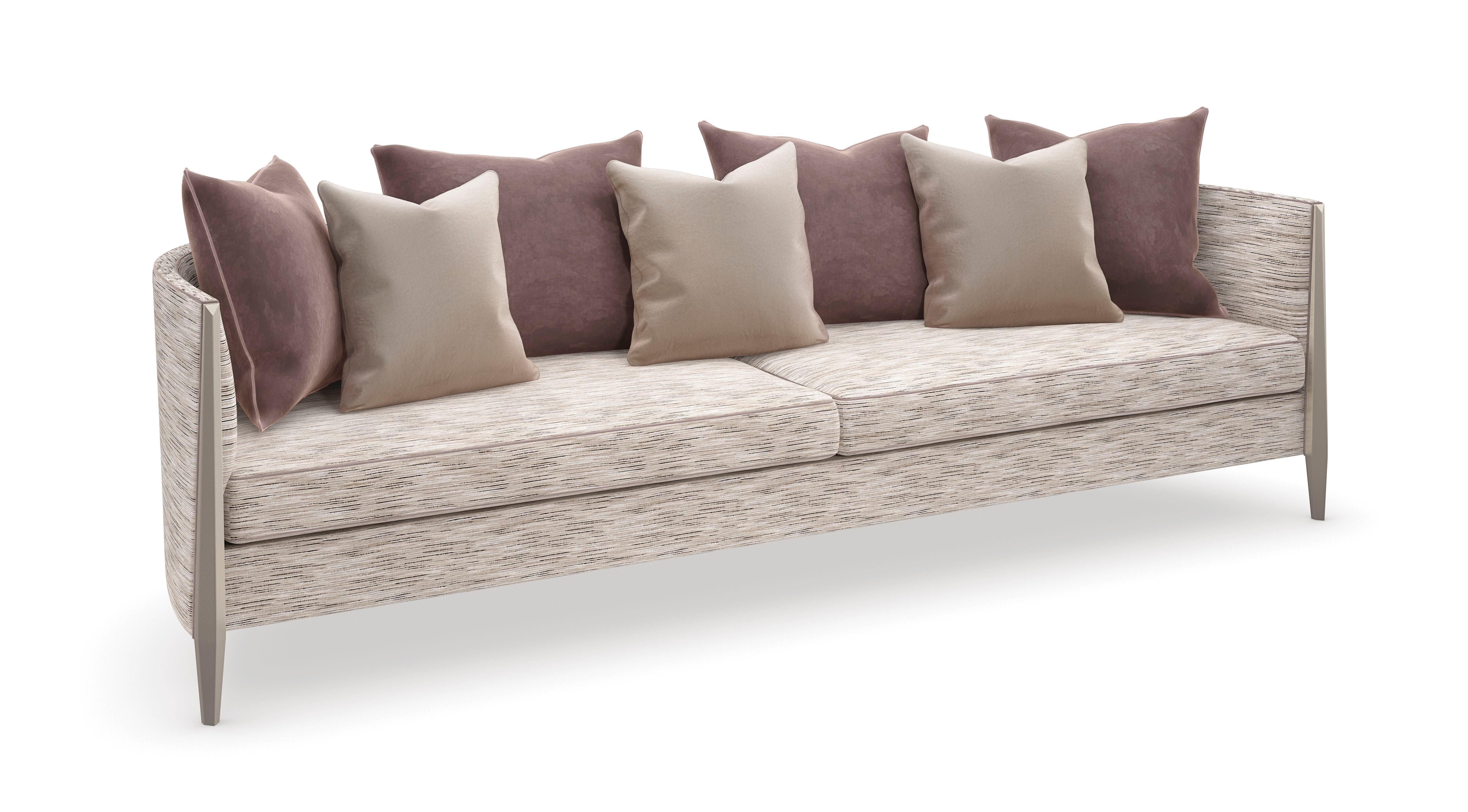 Piping Hot Sofa - Soft Silver Paint - Remutear