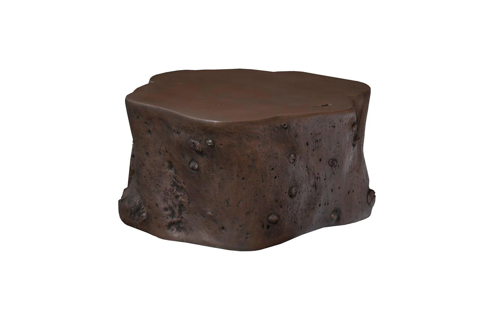 Log Coffee Table, Bronze - Remutear