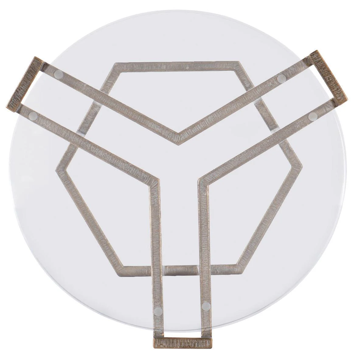 Melange Grove Round End Table - Remutear