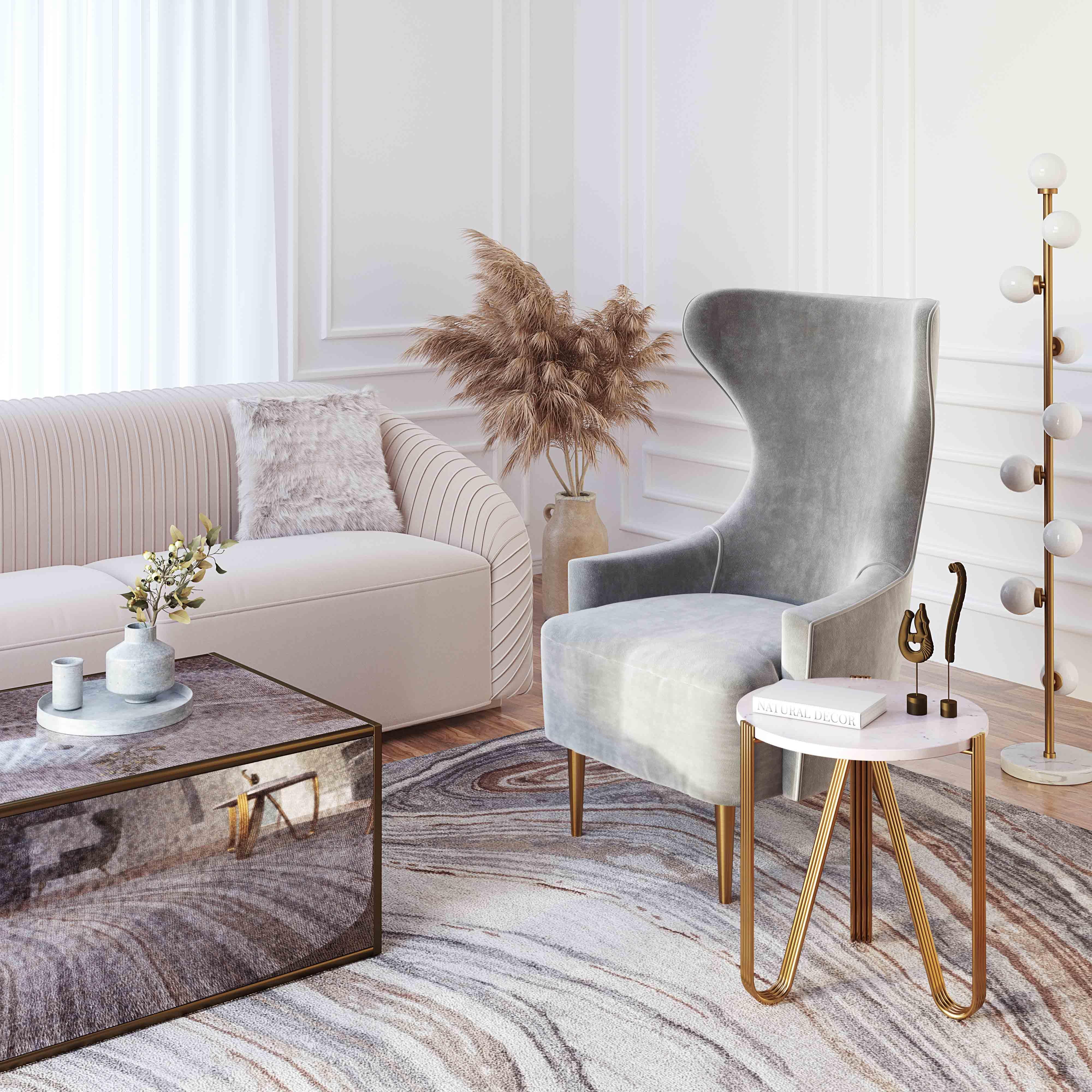 Aya Marble Side Table - Remutear