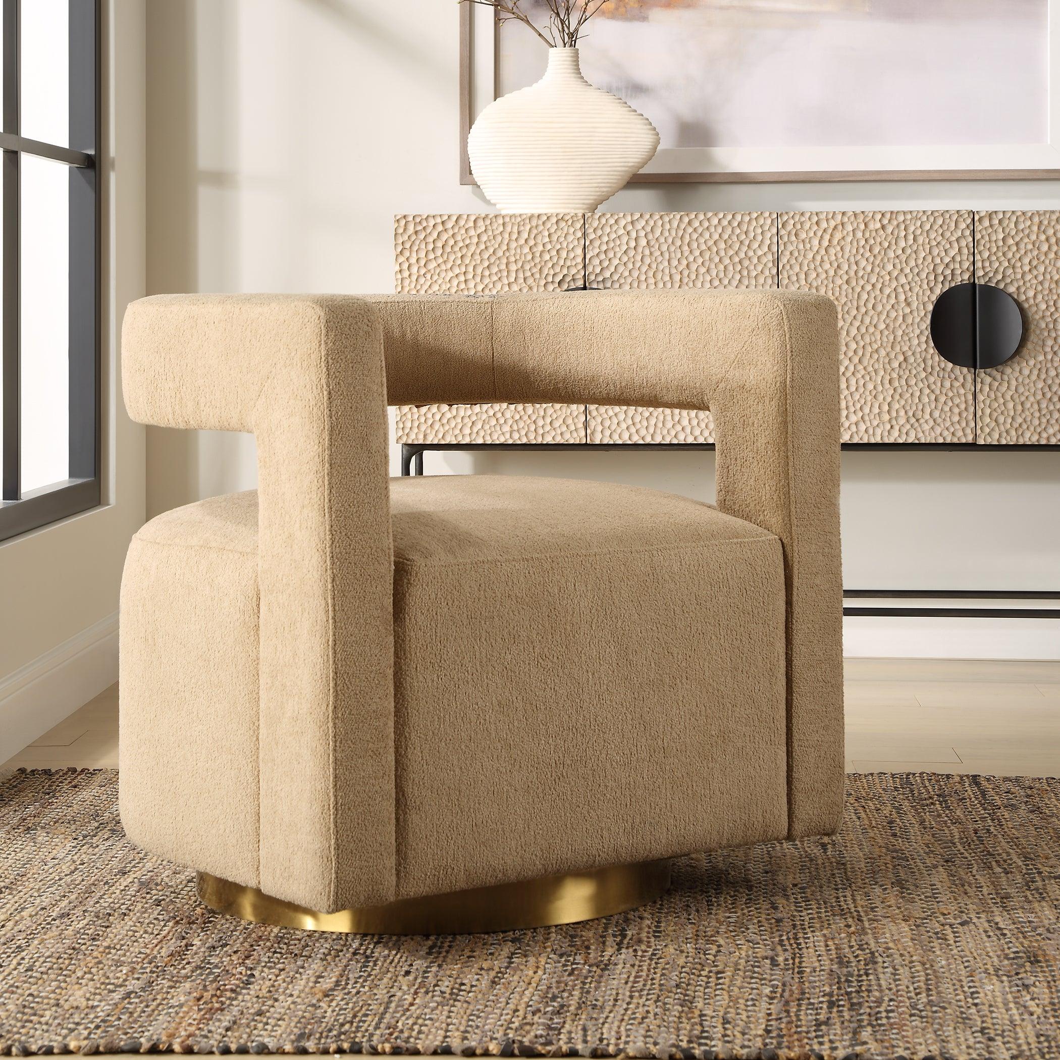 Grounded Modern Swivel Chair - Remutear