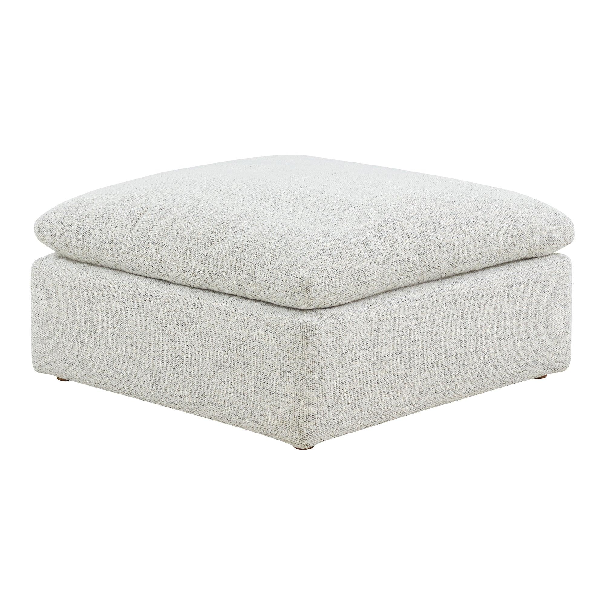 Terra Condo Ottoman Performance Fabric Coastside Sand - Remutear