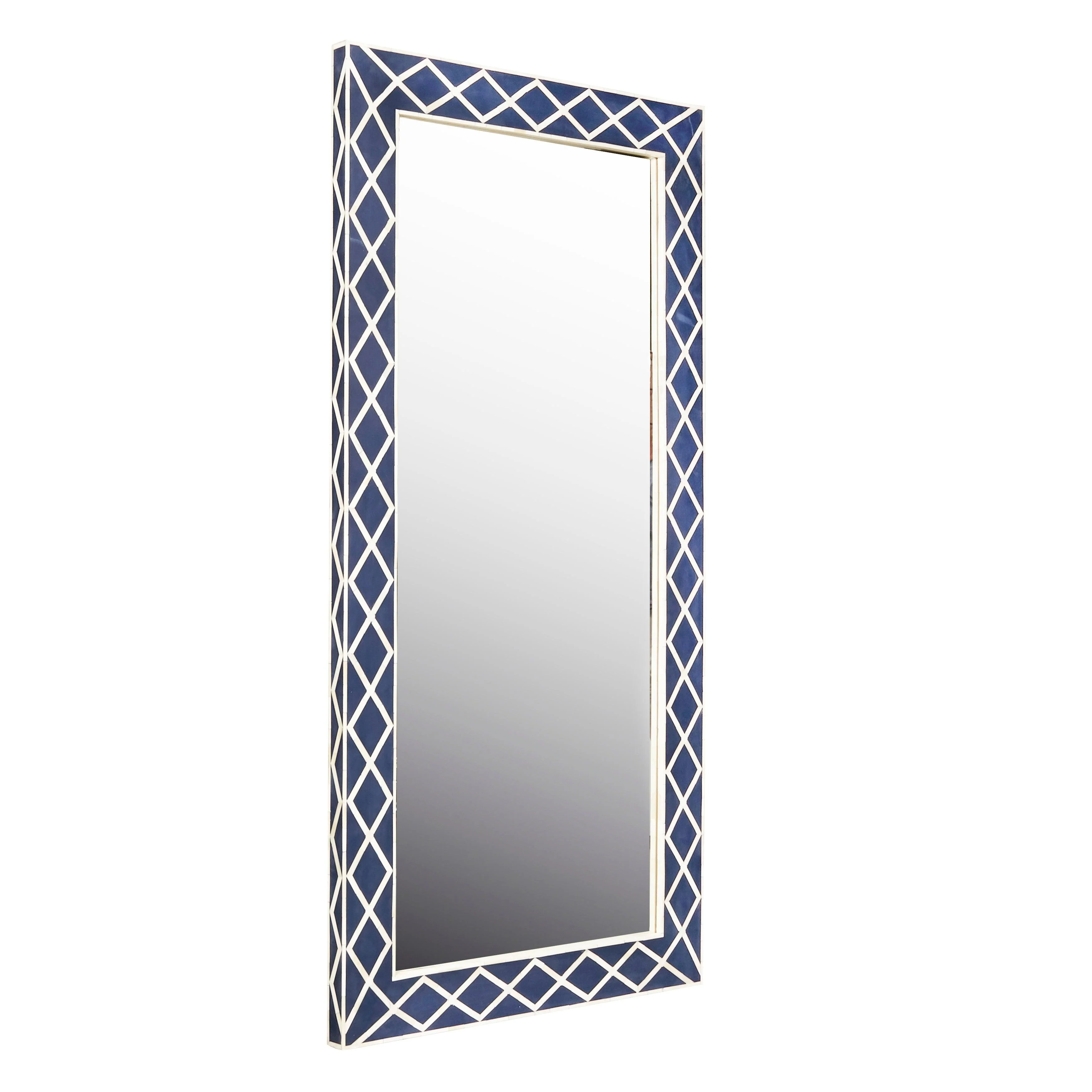 Navy Blue Floor Mirror - Remutear