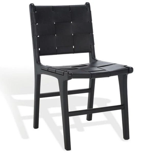 Cassaphina Woven Leather Dining Chair - Set Of 2 - Remutear
