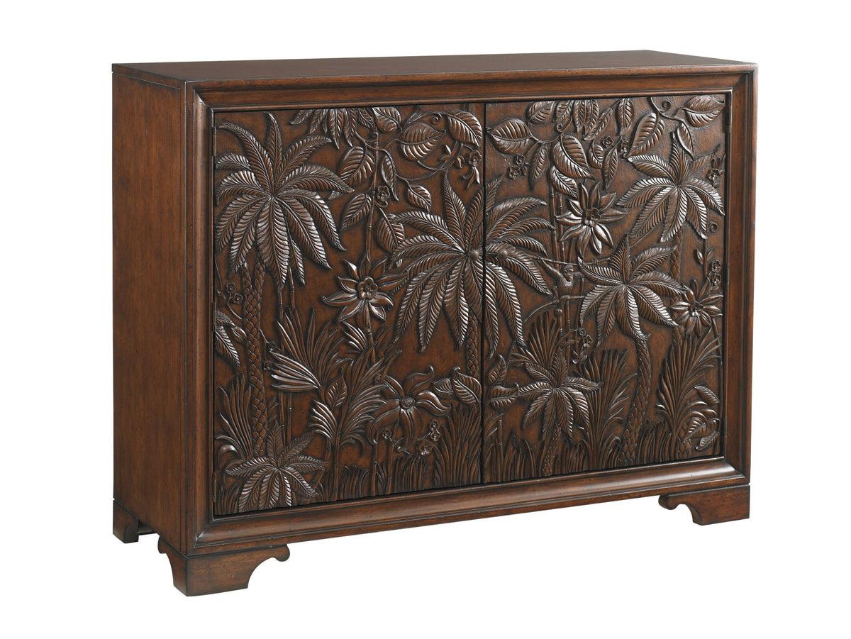 Royal Kahala Balboa Carved Door Cabinet - Remutear