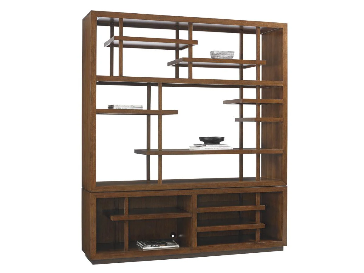 Island Fusion Taipei Media Bookcase - Remutear