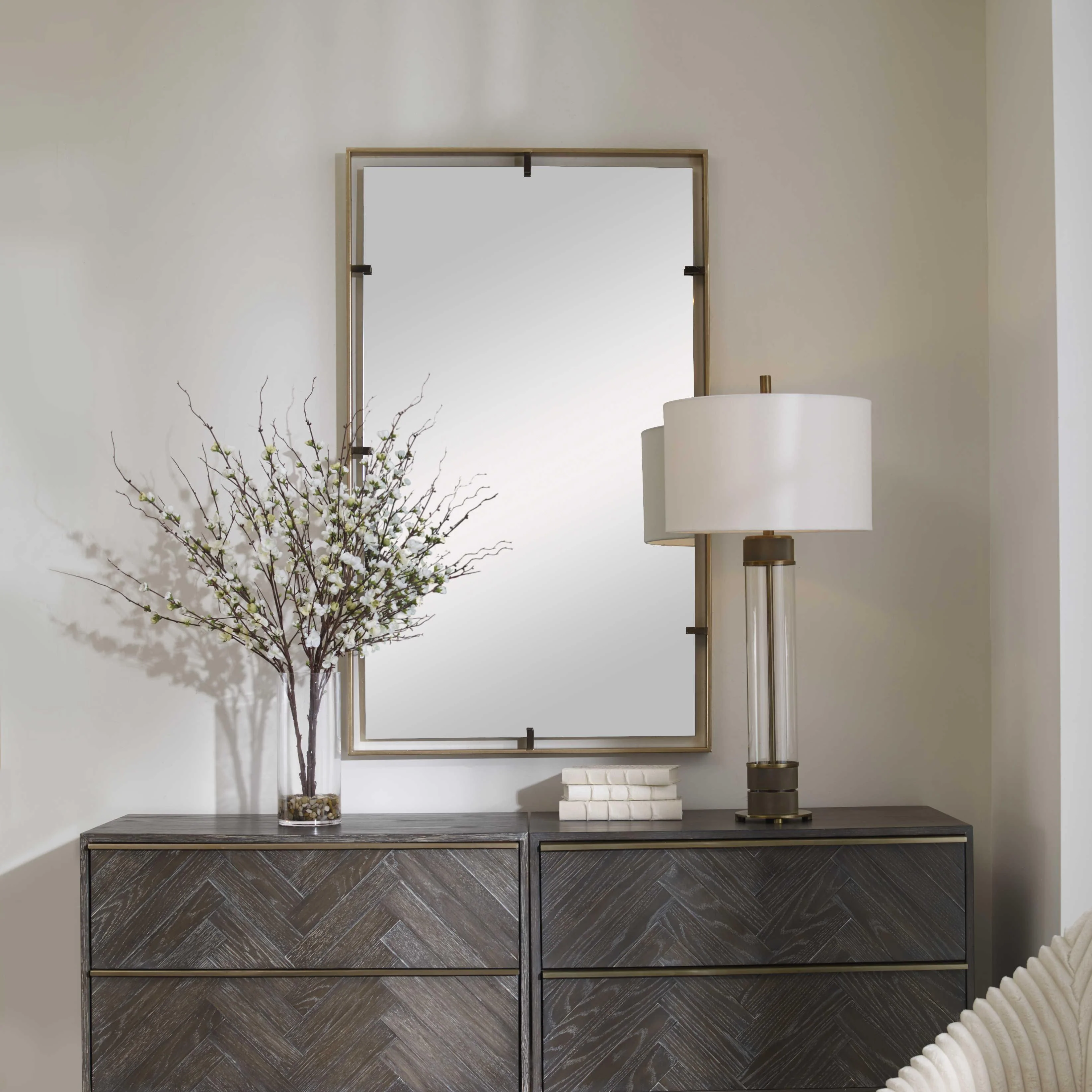 EGON GOLD WALL MIRROR - Remutear