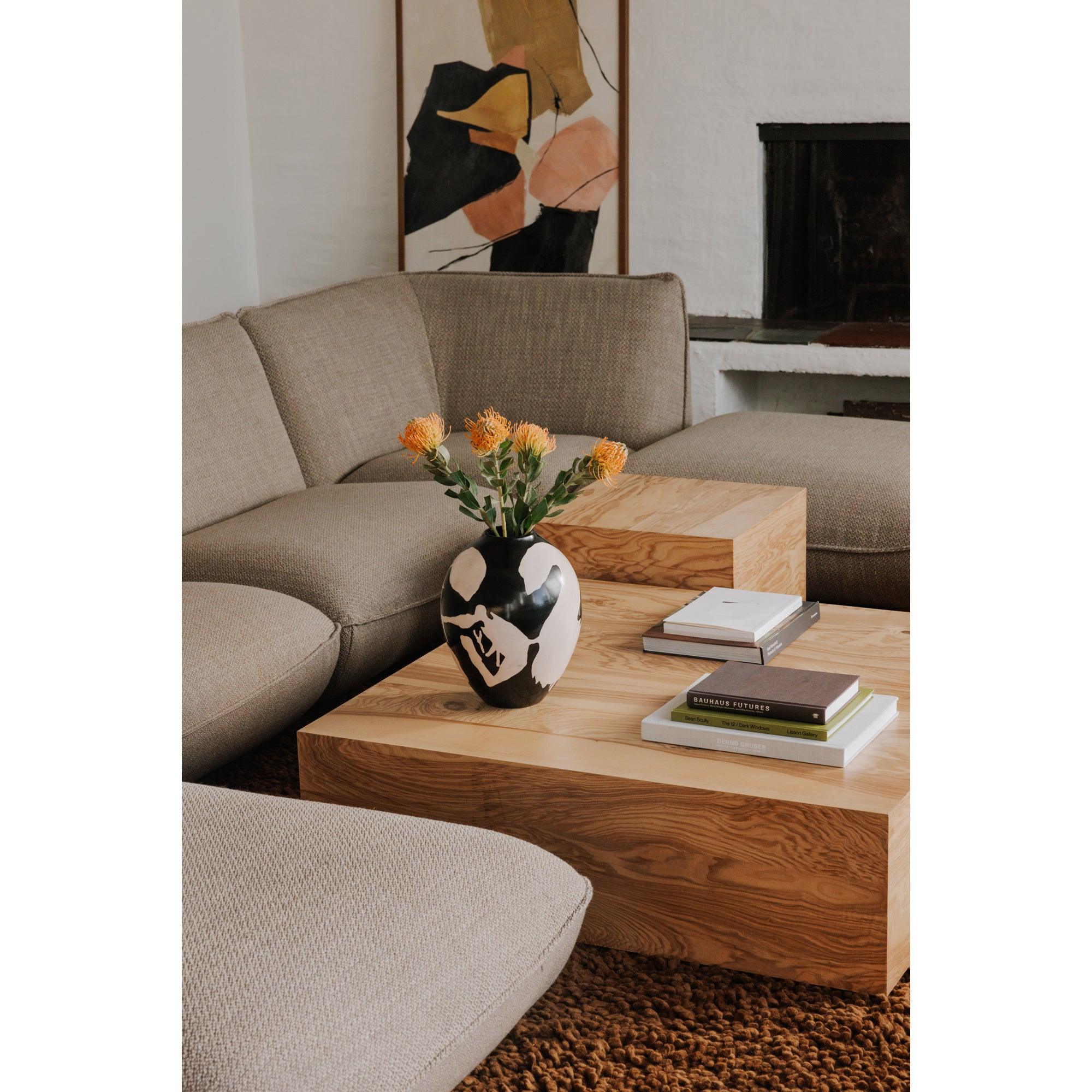 Zeppelin Slipper Chair Speckled Pumice - Remutear