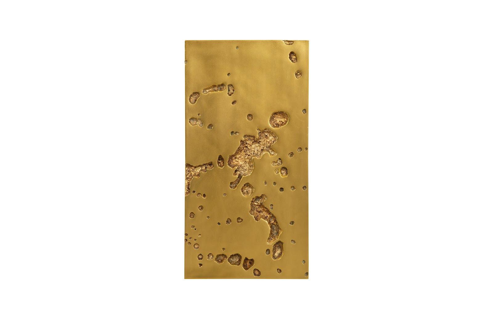 Splotch Wall Art 3, Rectangle, Gold Leaf - Remutear