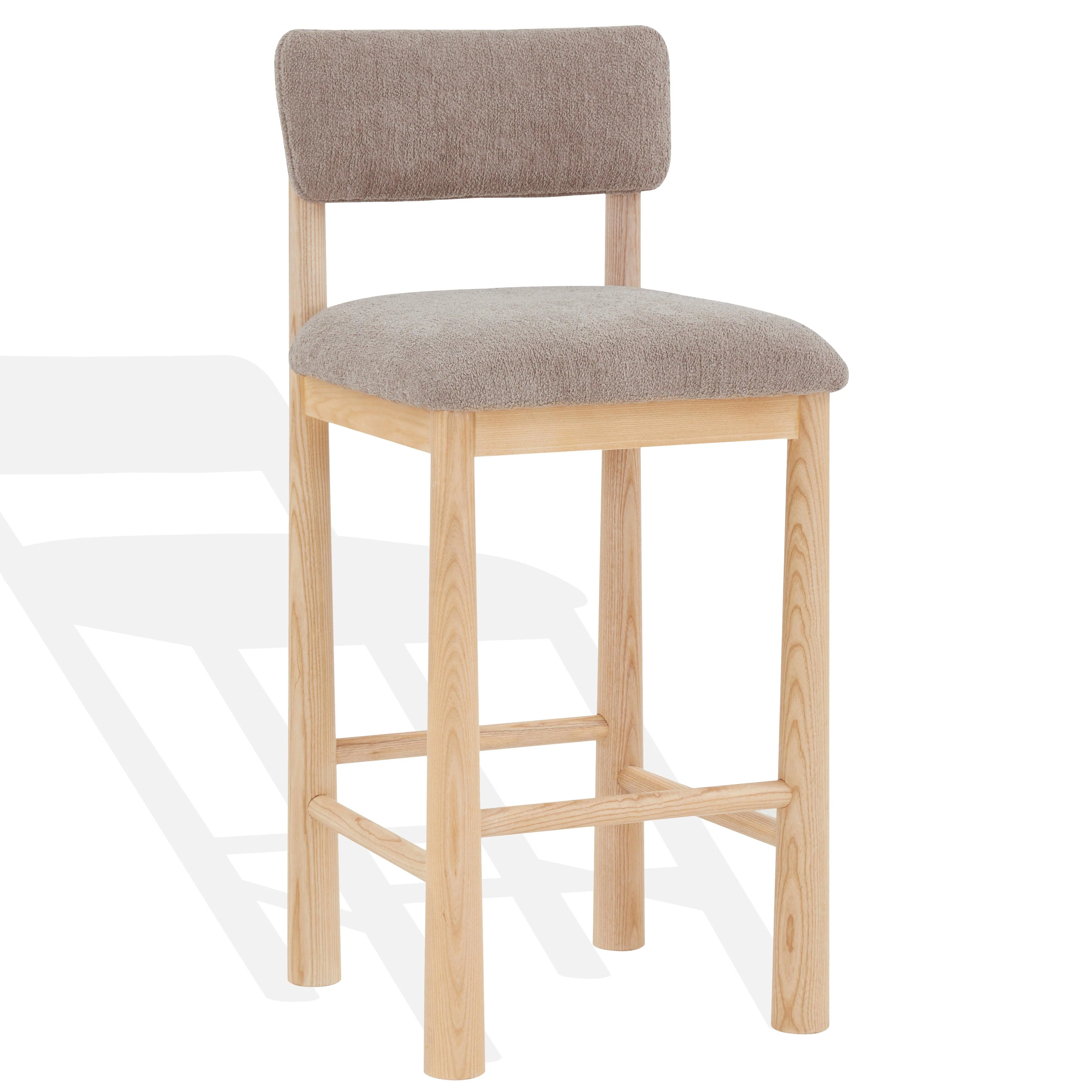 Wrenley Boucle Barstool - Remutear